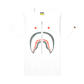 Bape Shark T-Shirt - White - Best Price Offer