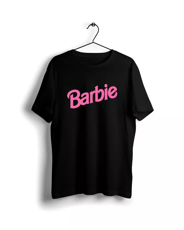 Barbie T-shirt - Black Digital Graphics