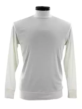 Bassiri white long sleeve high neck t-shirt (632)