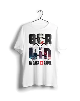 Berlin - La Casa De Papel T-shirt: Digital Graphics, Basic, White