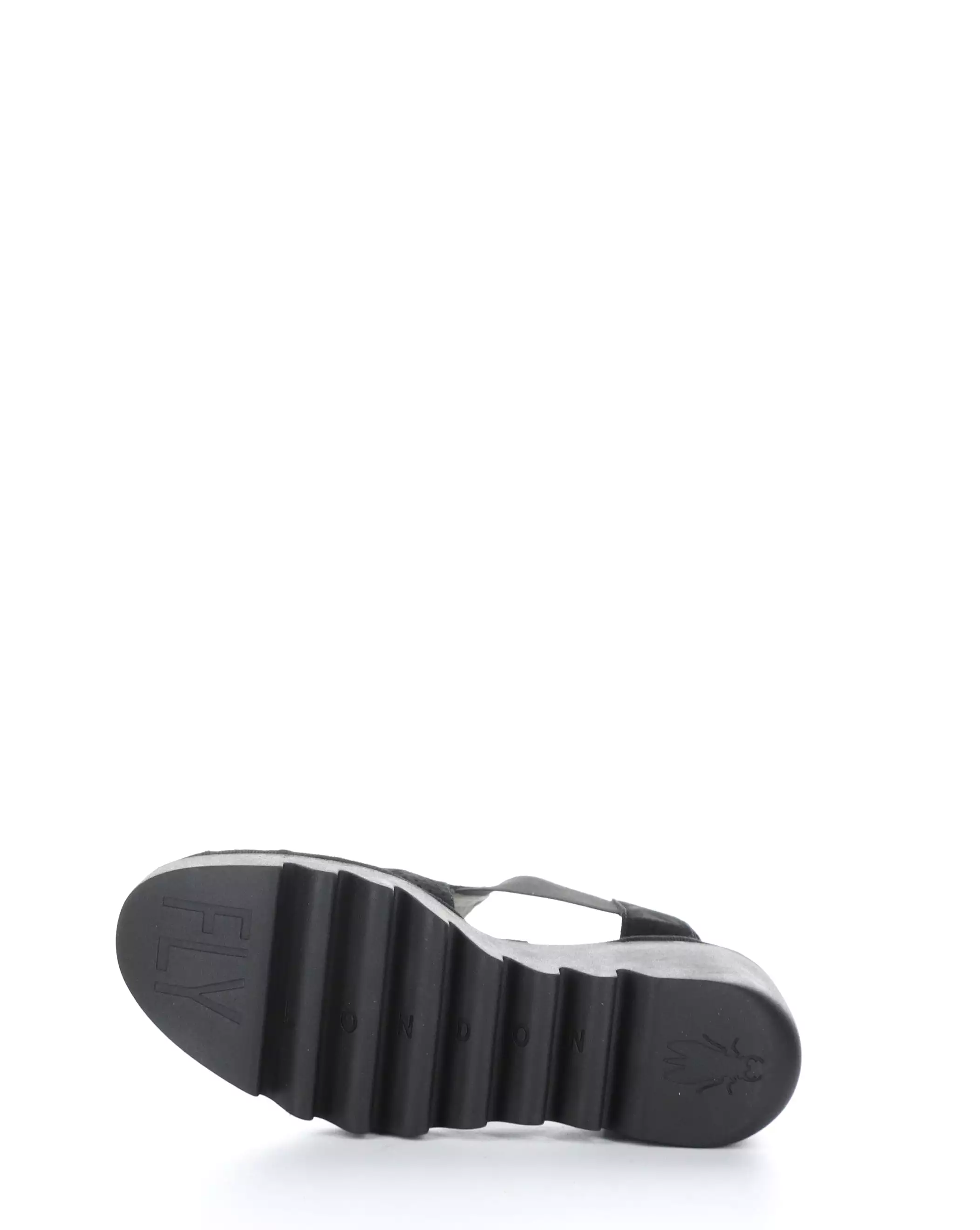 BIGA412FLY 000 BLACK Slip-On Sandals - Elasticated, Comfortable & Stylish