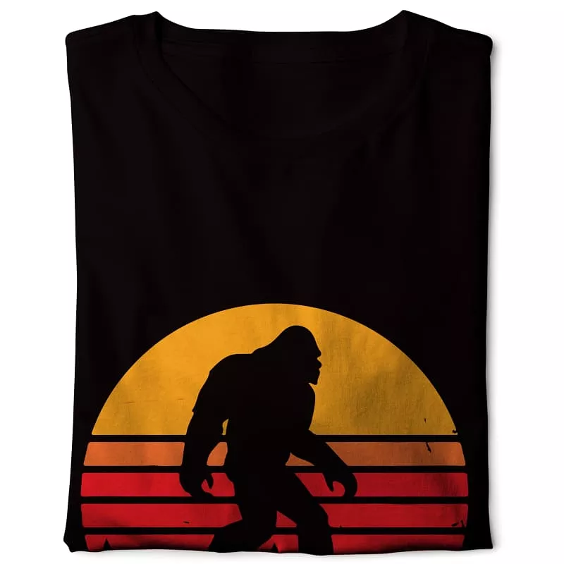 Bigfoot Champion T-shirt - Black, Digital Graphics, Basic Design