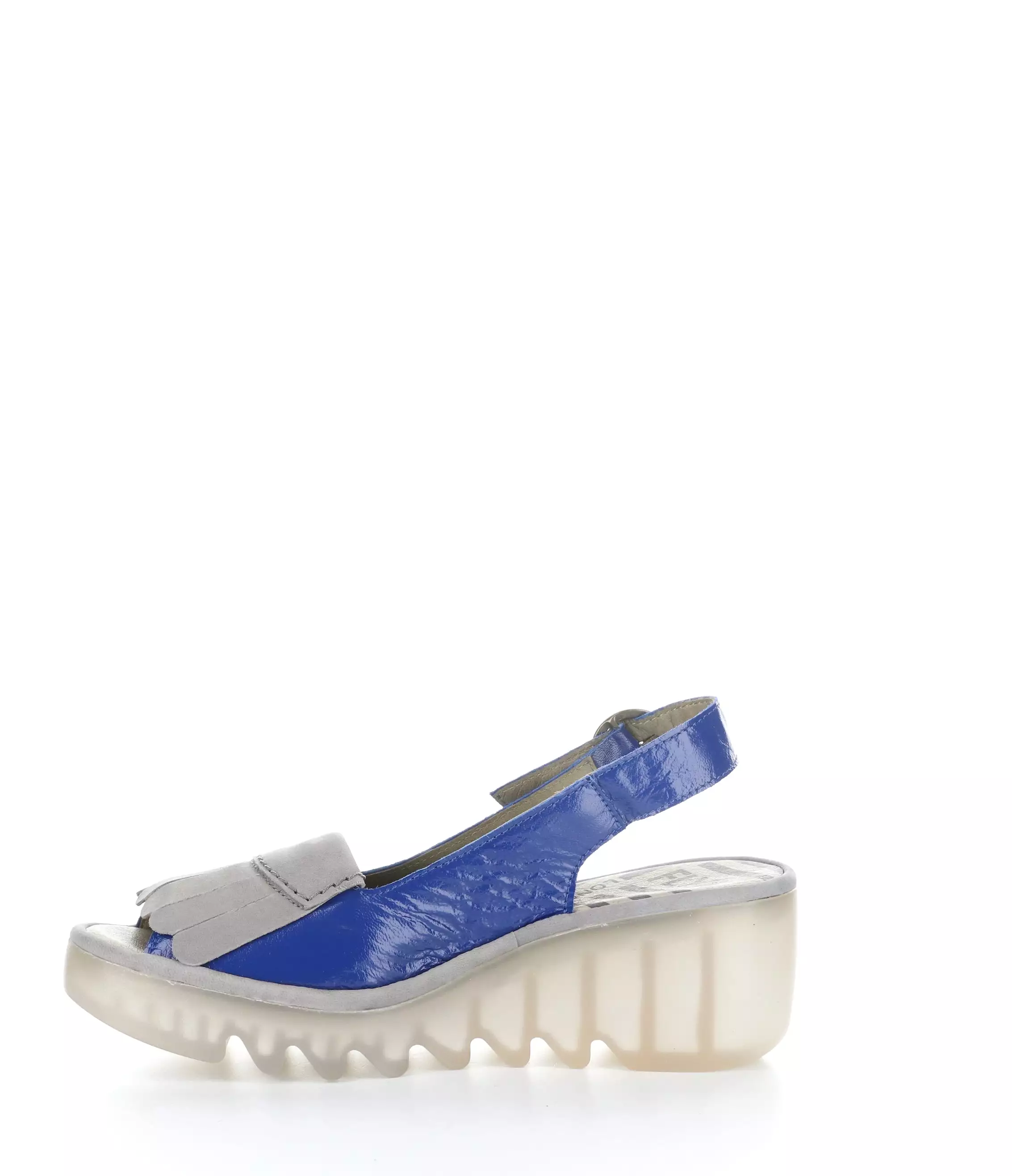 BIND303FLY 005 Blue Grey Sandals - Round Toe