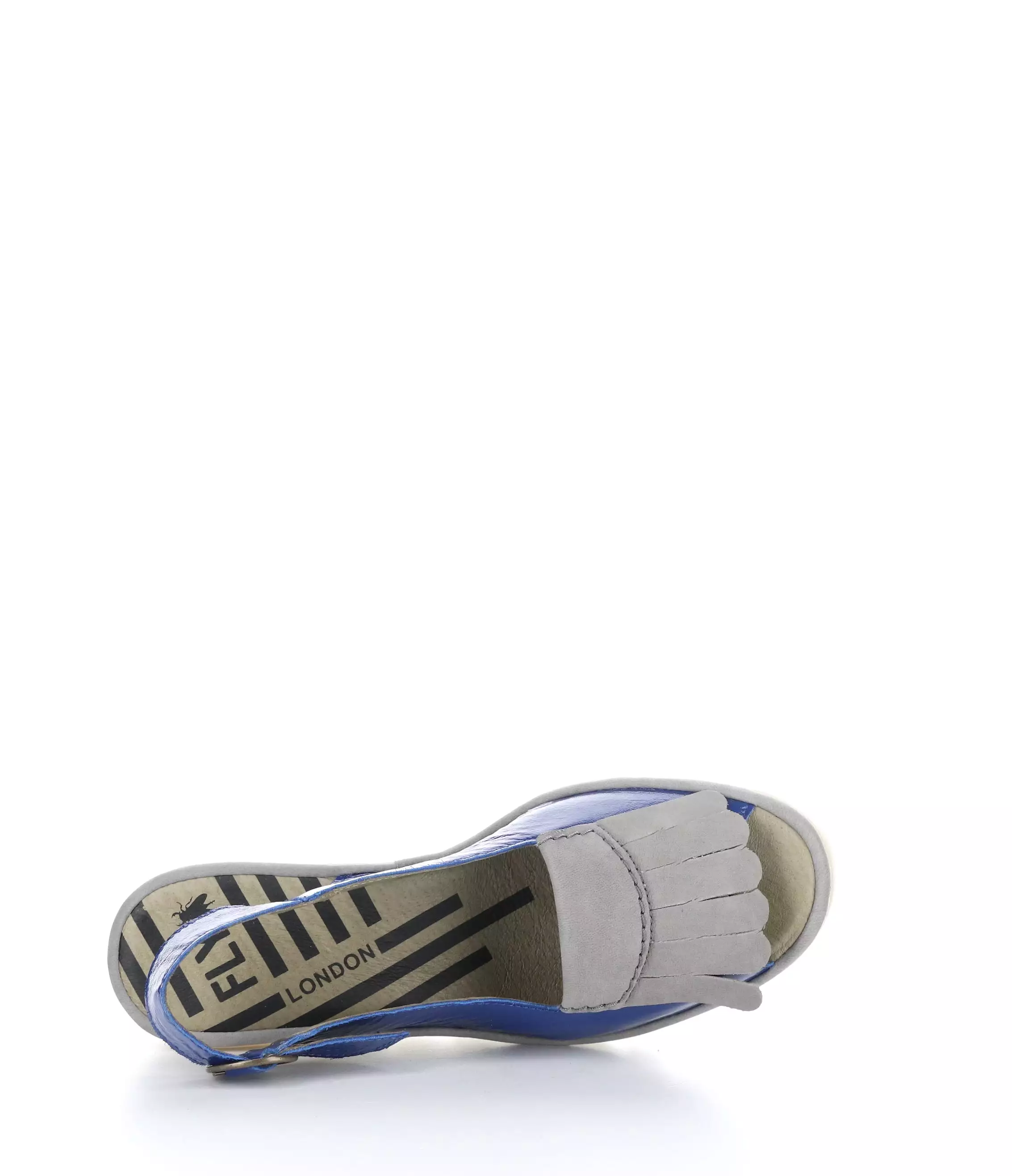 BIND303FLY 005 Blue Grey Sandals - Round Toe