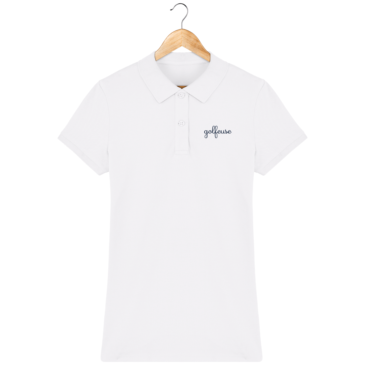 BIO Cotton Embroidered Golfer Polo Shirt