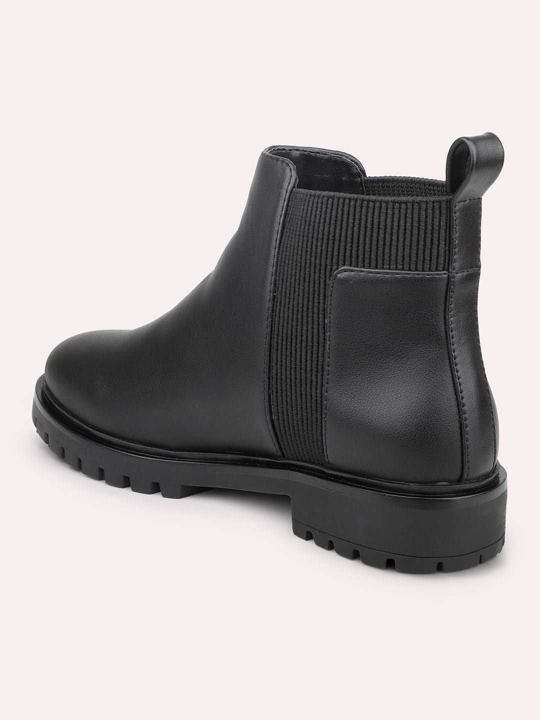 Black Chelsea boots for women