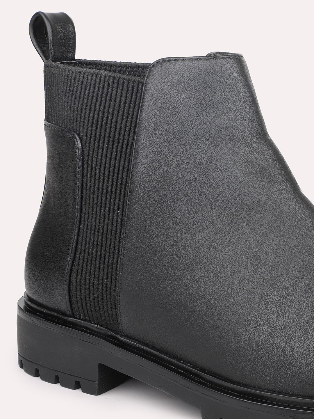 Black Chelsea boots for women