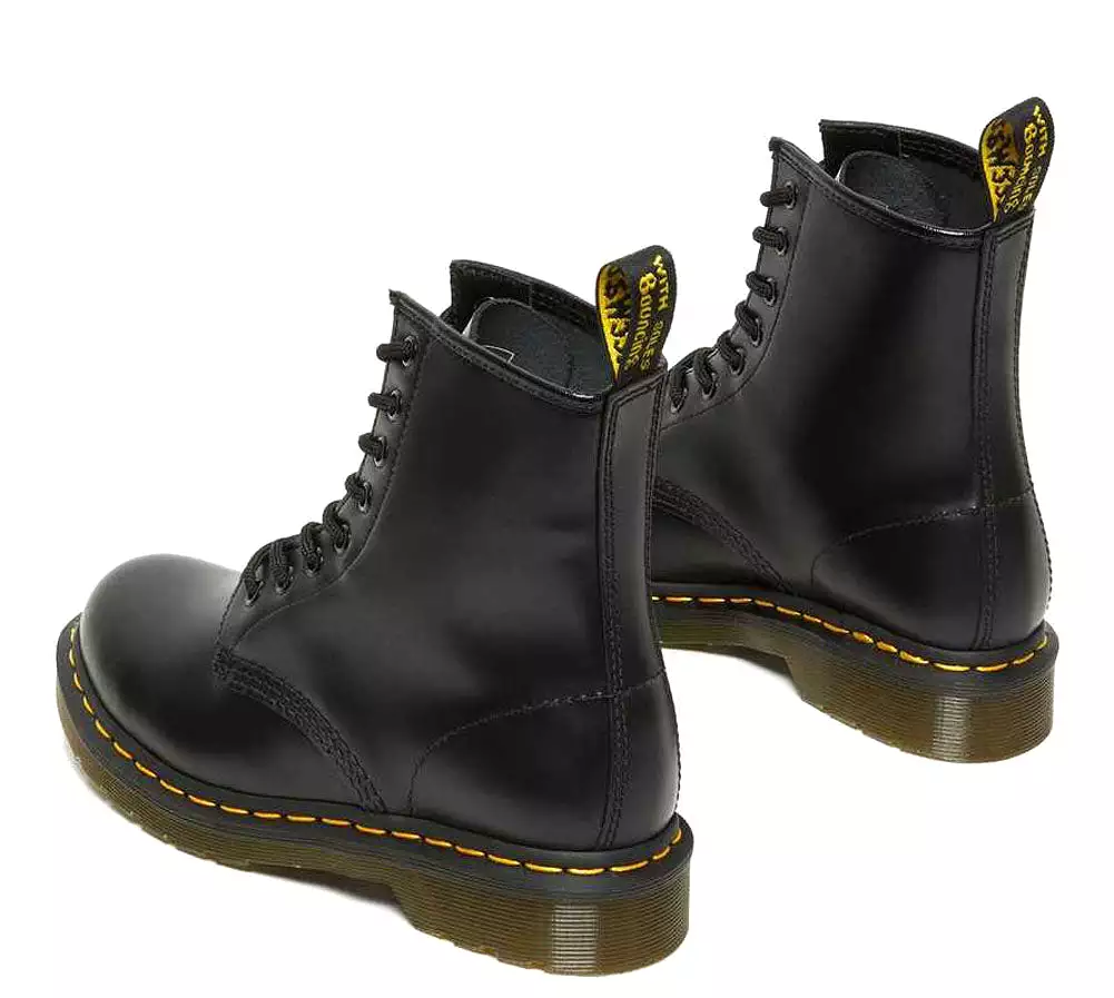 Black Dr. Martens 1460 Smooth Lace Up Boots for Women