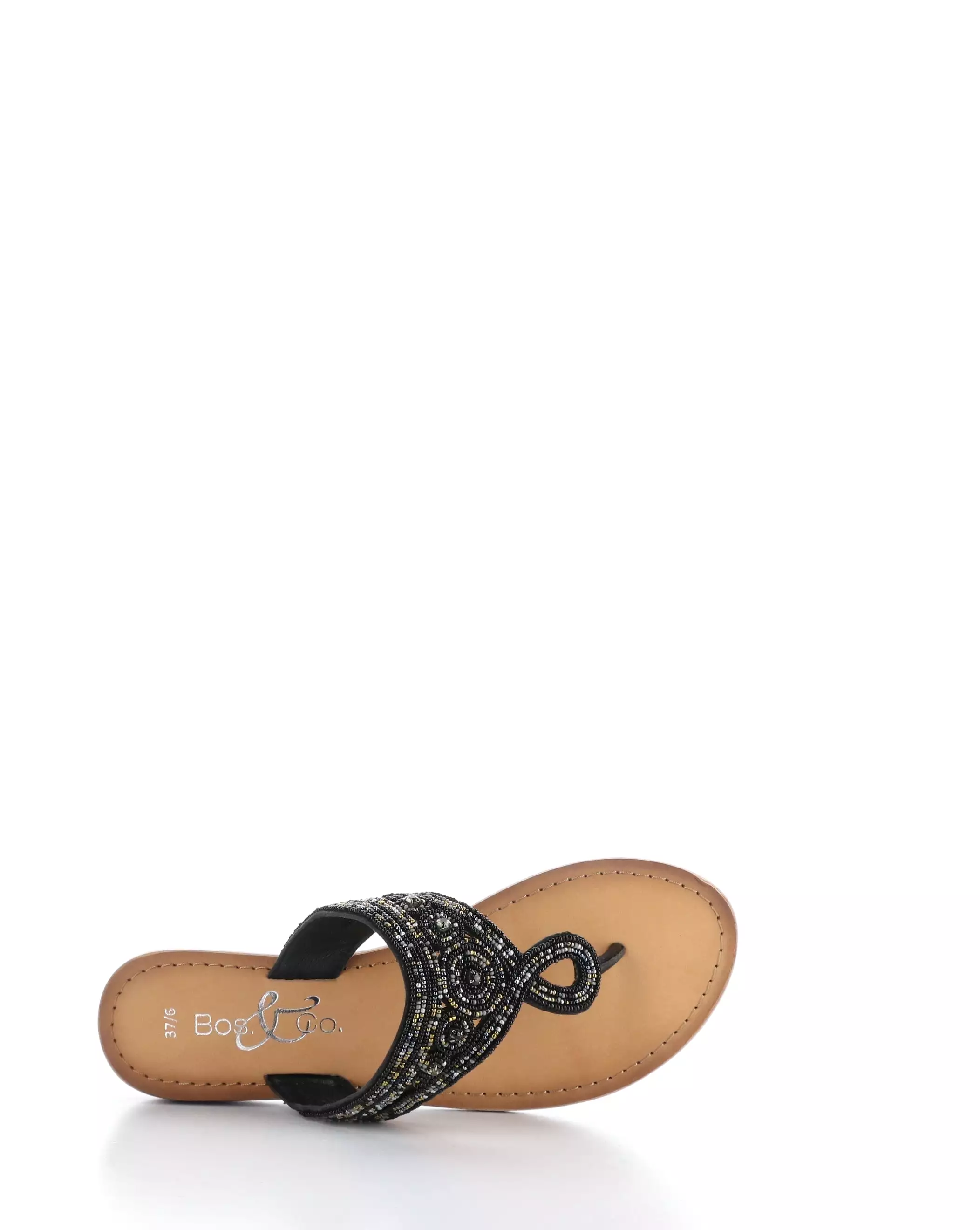 Black Multi Slip-on Sandals - JILLY