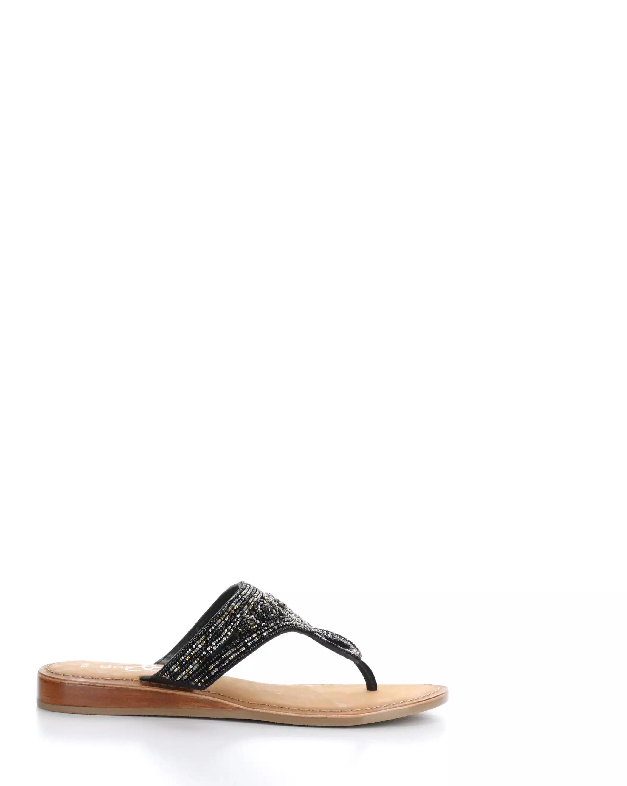 Black Multi Slip-on Sandals - JILLY