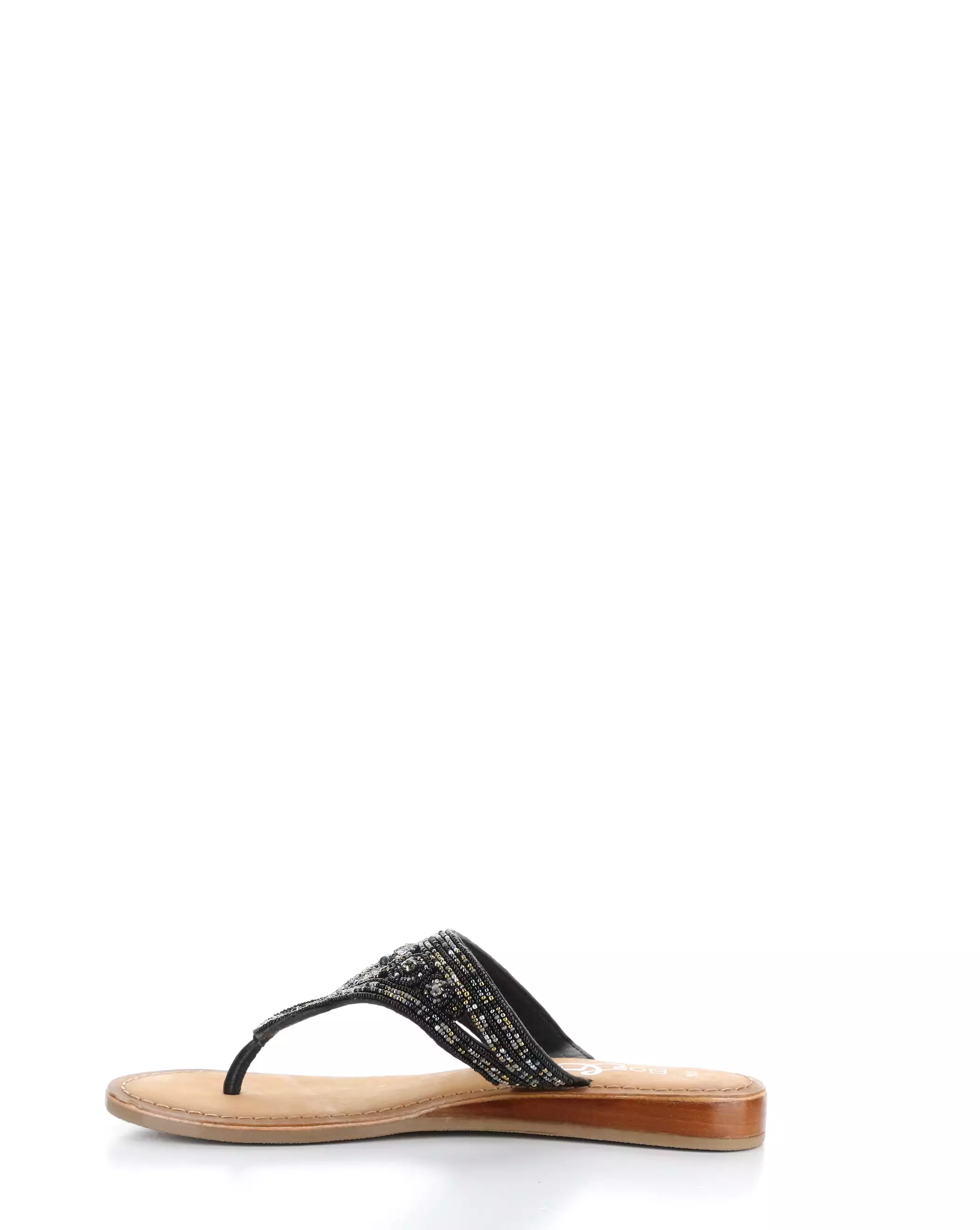 Black Multi Slip-on Sandals - JILLY