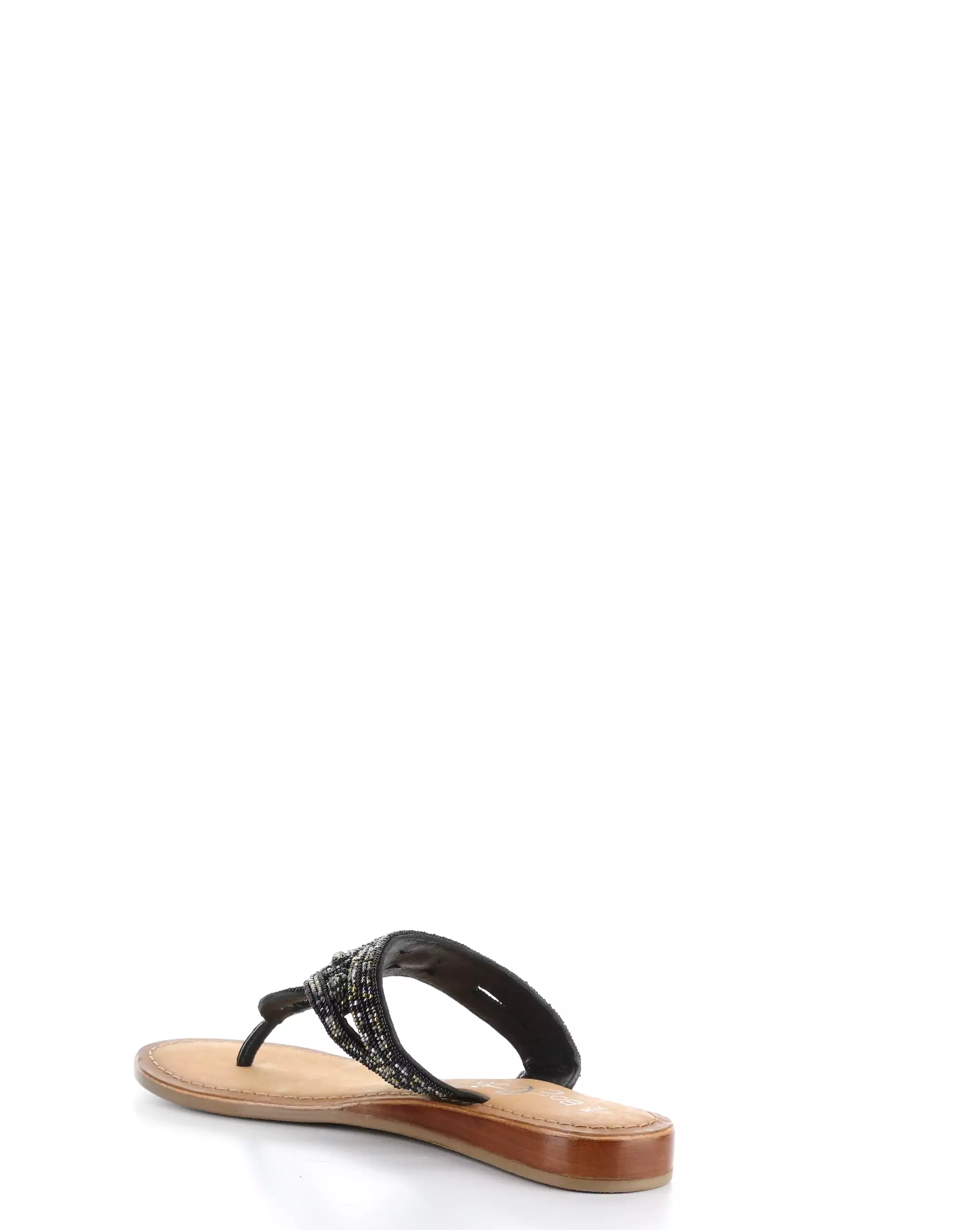 Black Multi Slip-on Sandals - JILLY