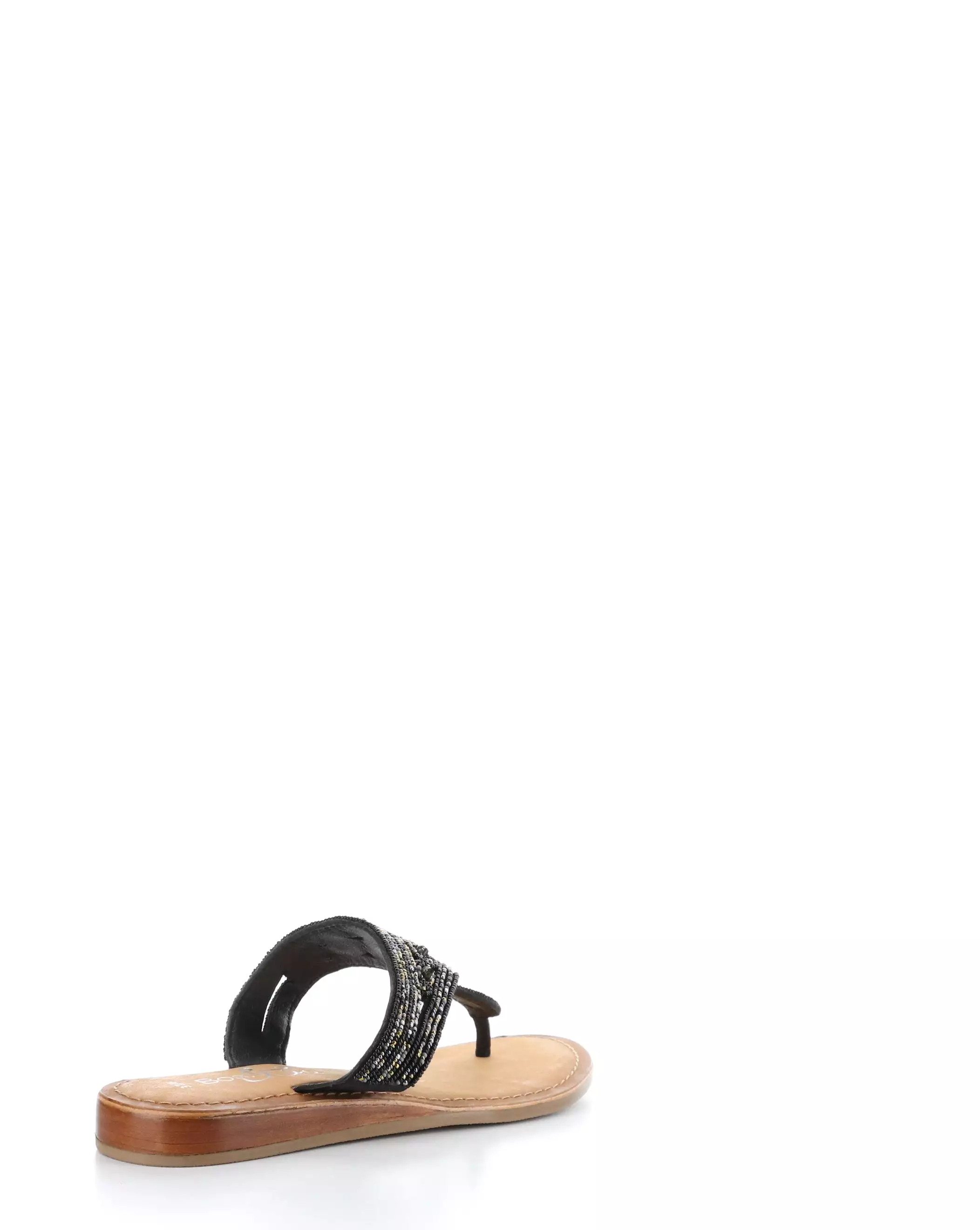 Black Multi Slip-on Sandals - JILLY