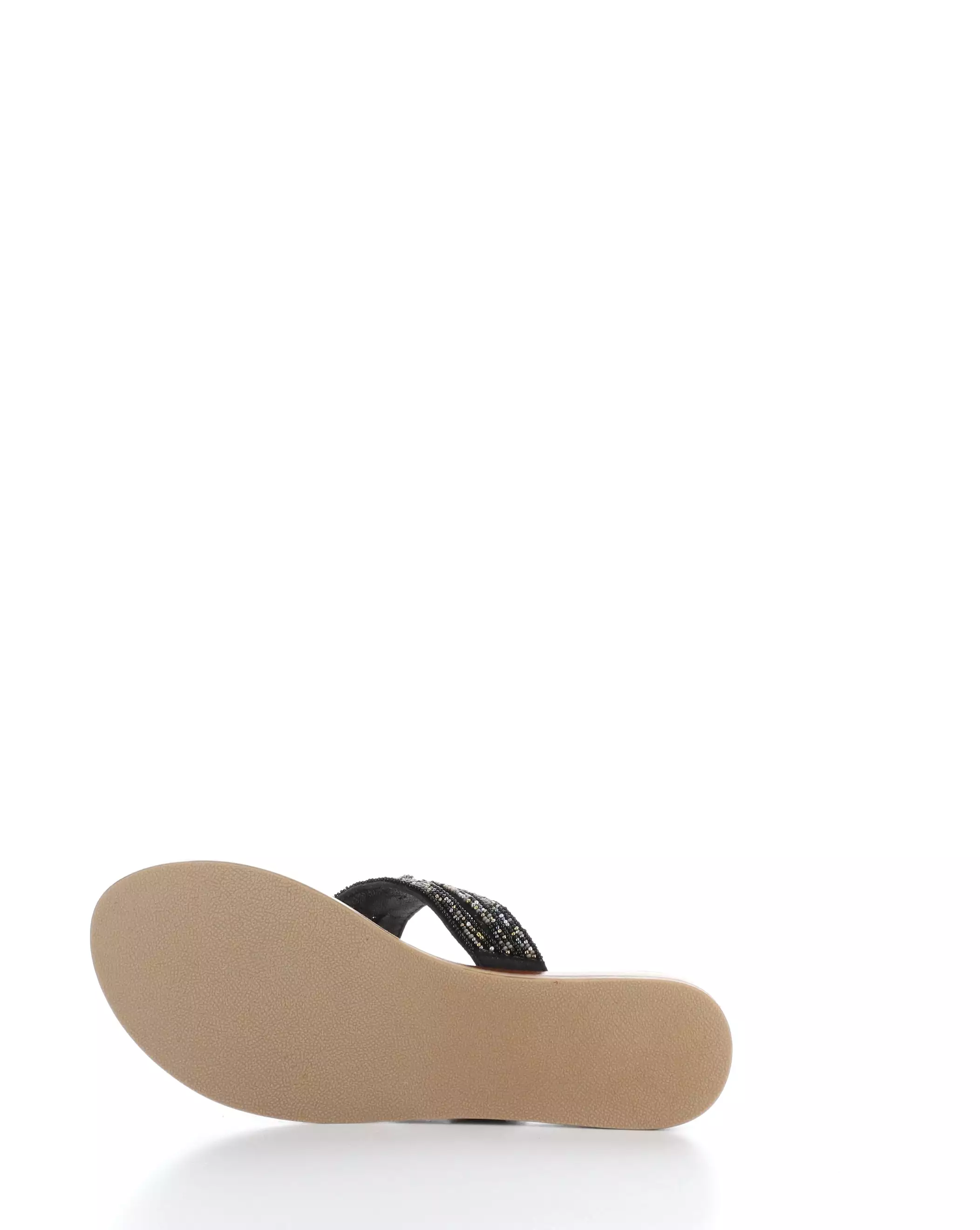 Black Multi Slip-on Sandals - JILLY