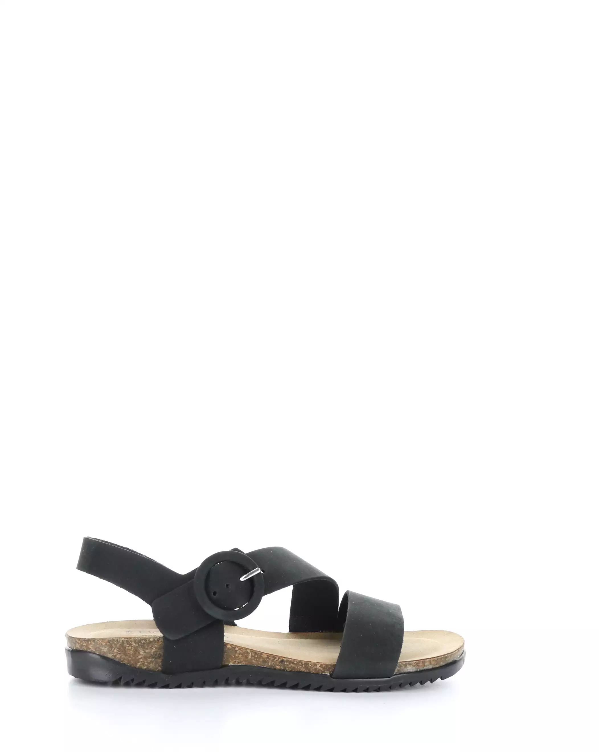 Black Round toe Sandals