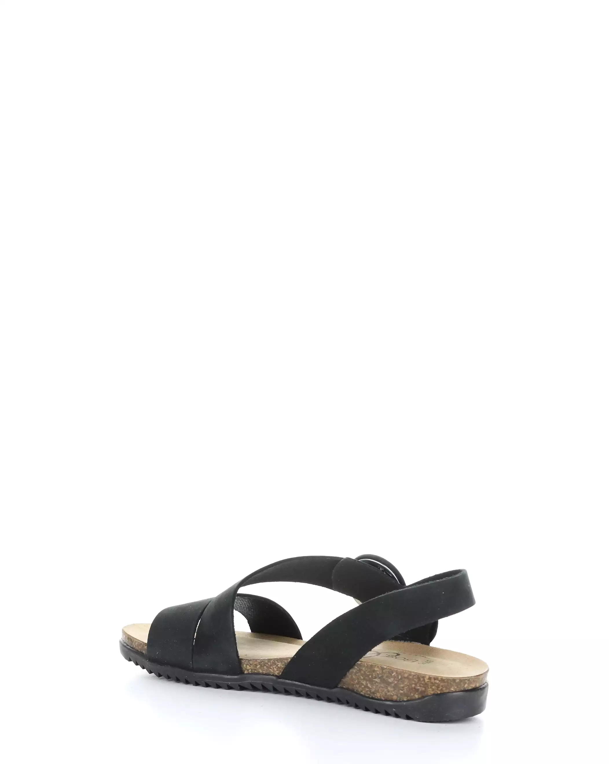 Black Round toe Sandals