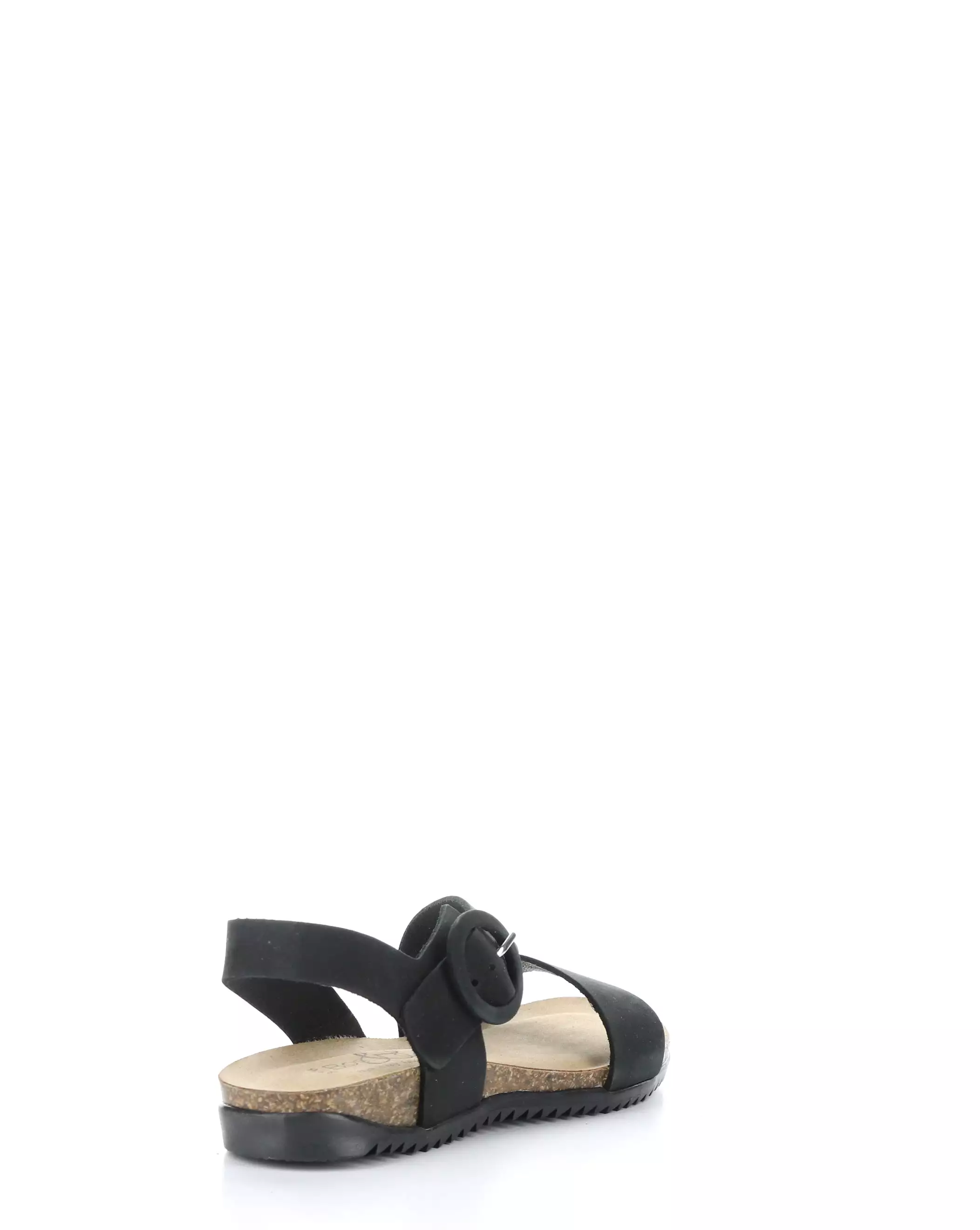 Black Round toe Sandals