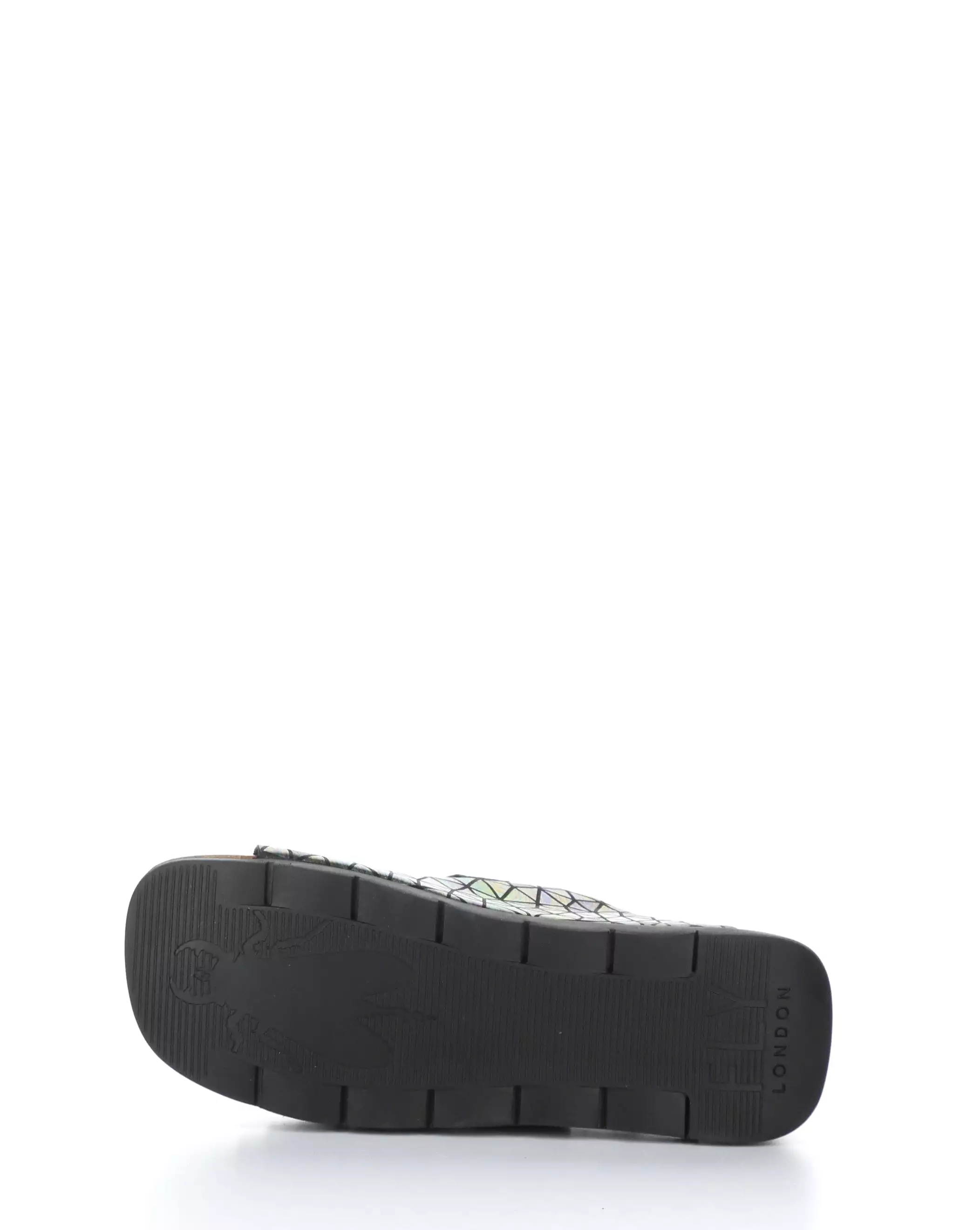 Black Slip-on Sandals - CAJA721FLY 011 PETROL