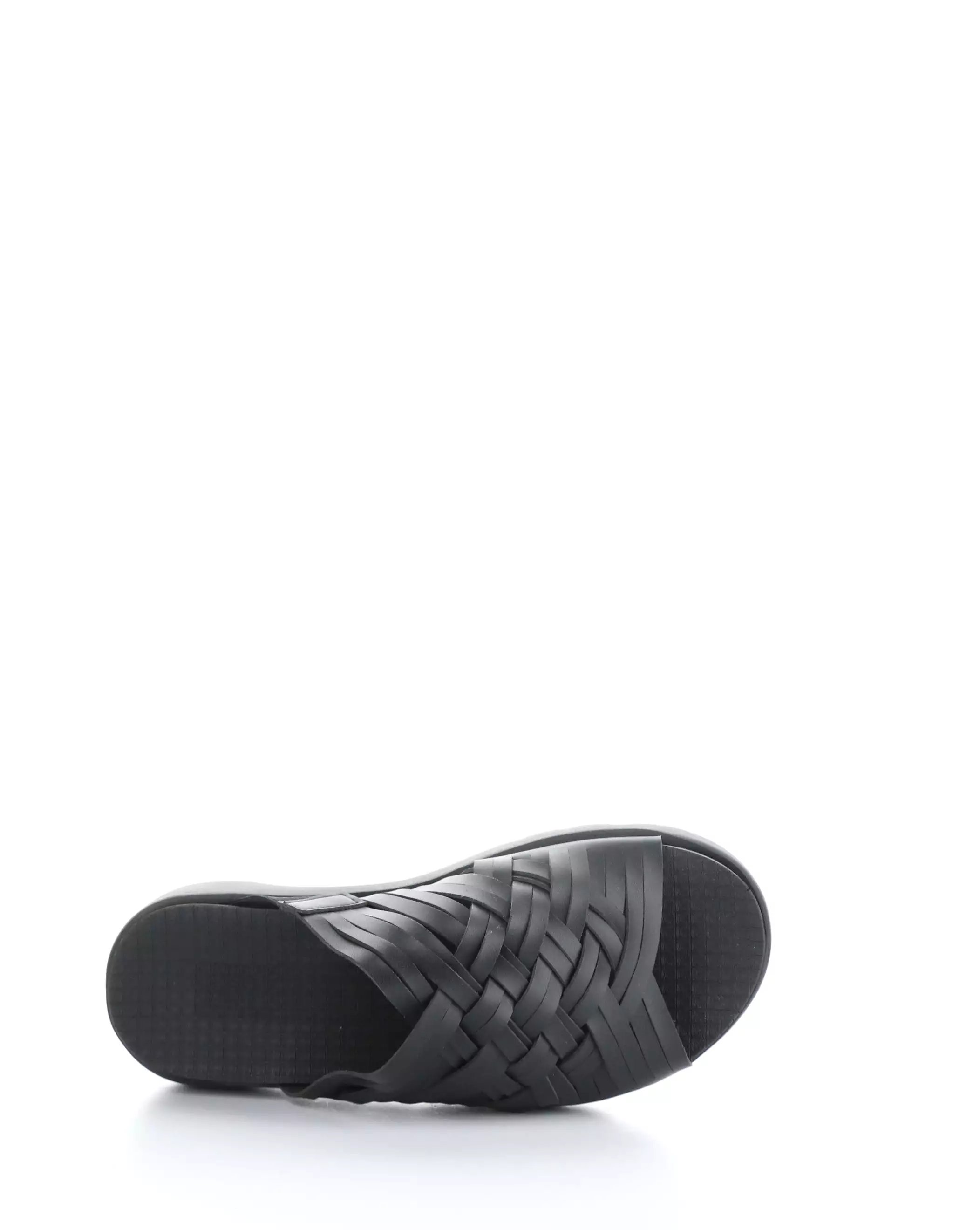 Black Slip-on Sandals