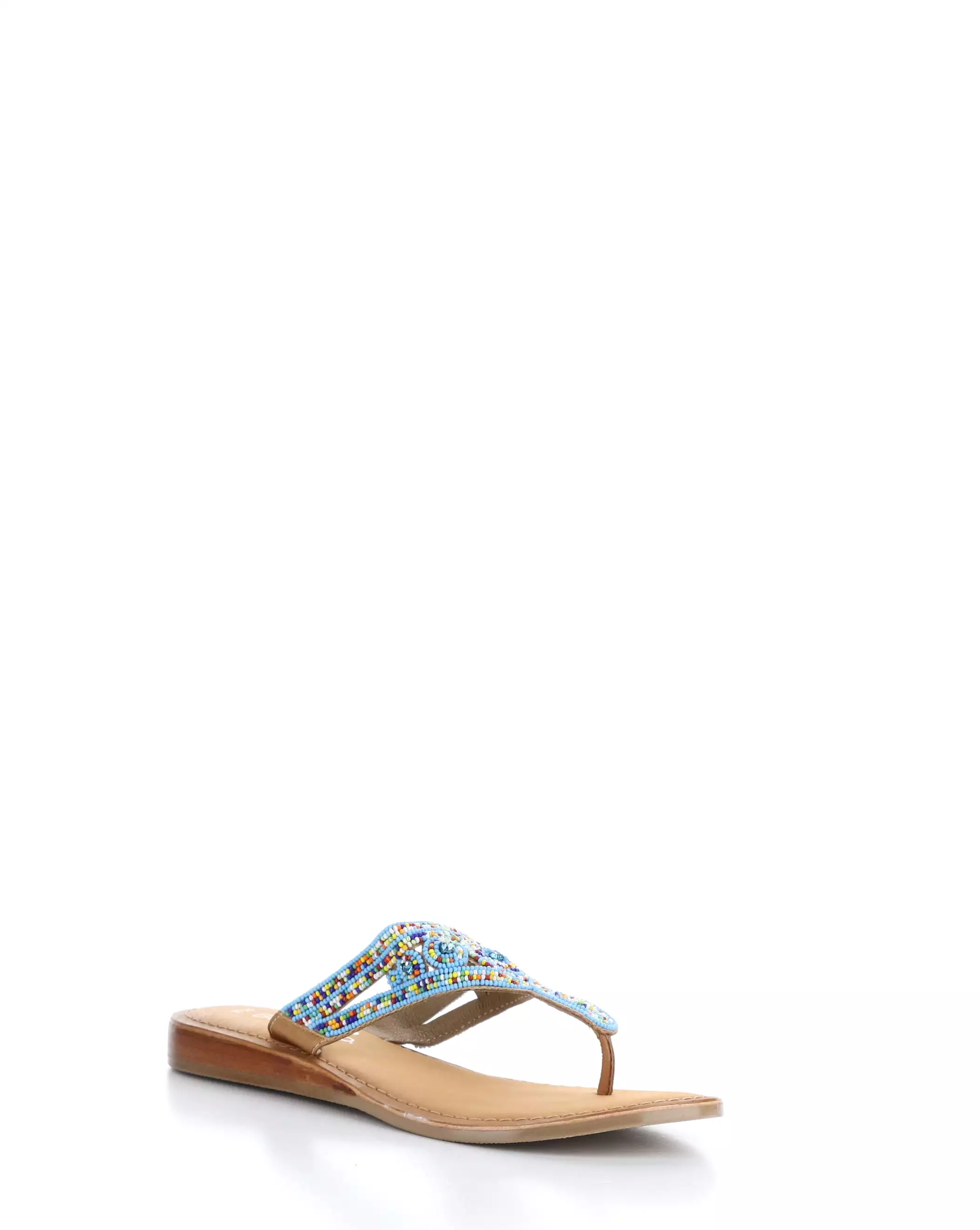 Blue Slip-on Sandals