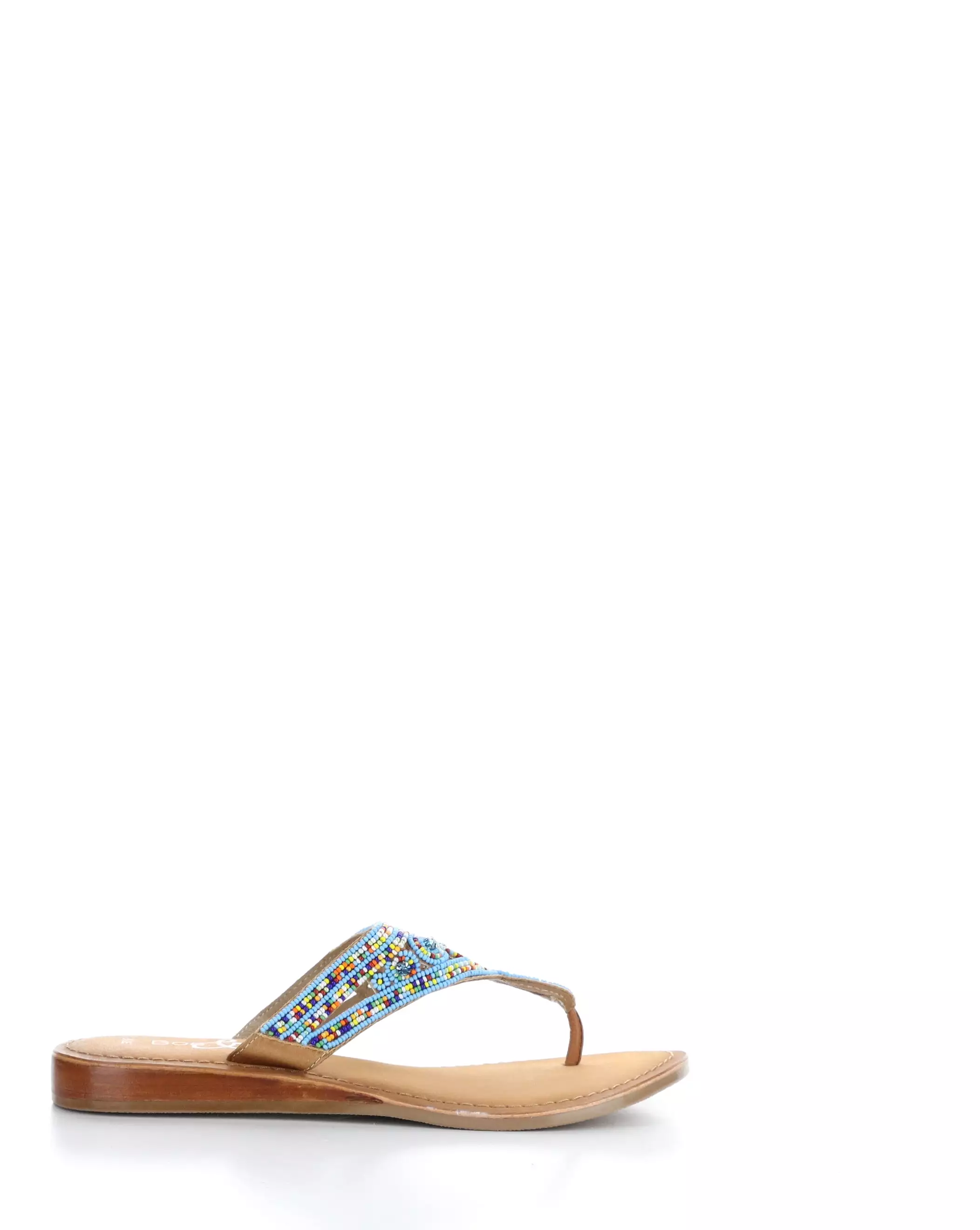 Blue Slip-on Sandals