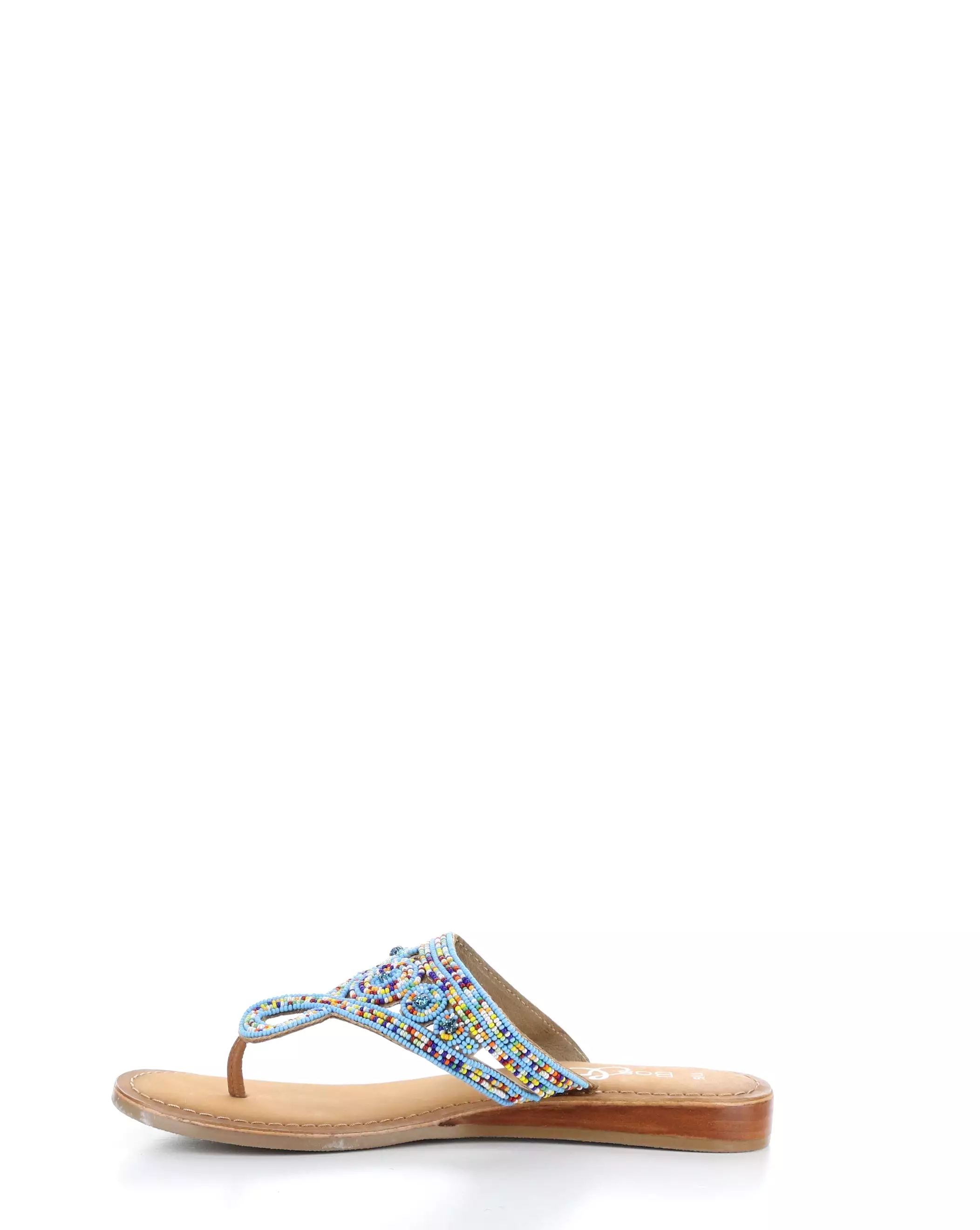 Blue Slip-on Sandals