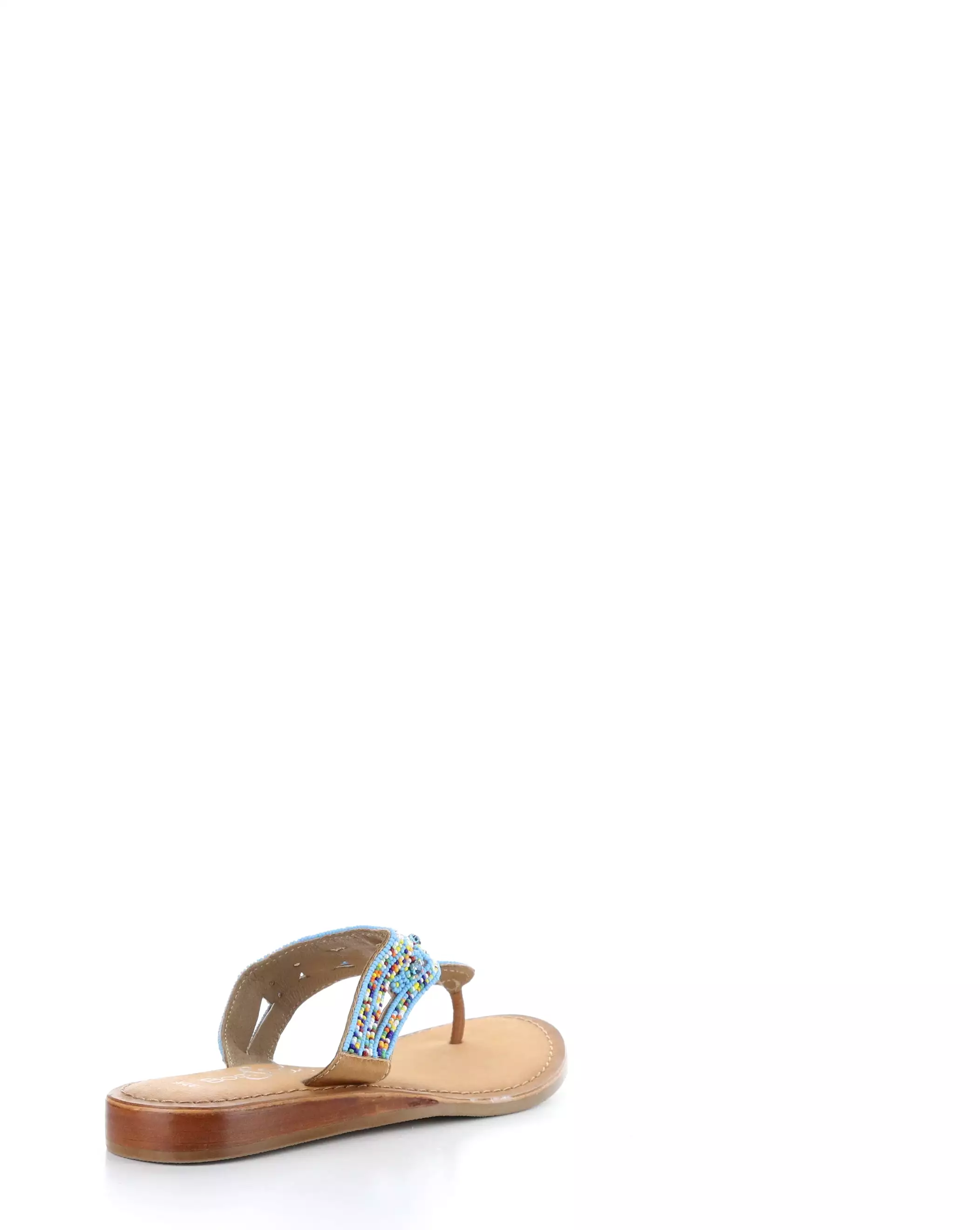 Blue Slip-on Sandals