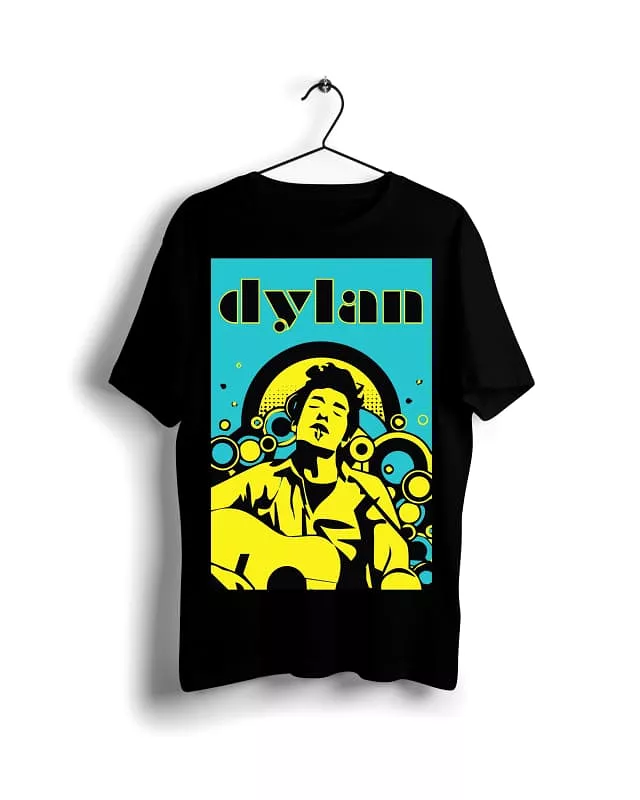 Bob Dylan Black T-shirt - Digital Graphics Basics