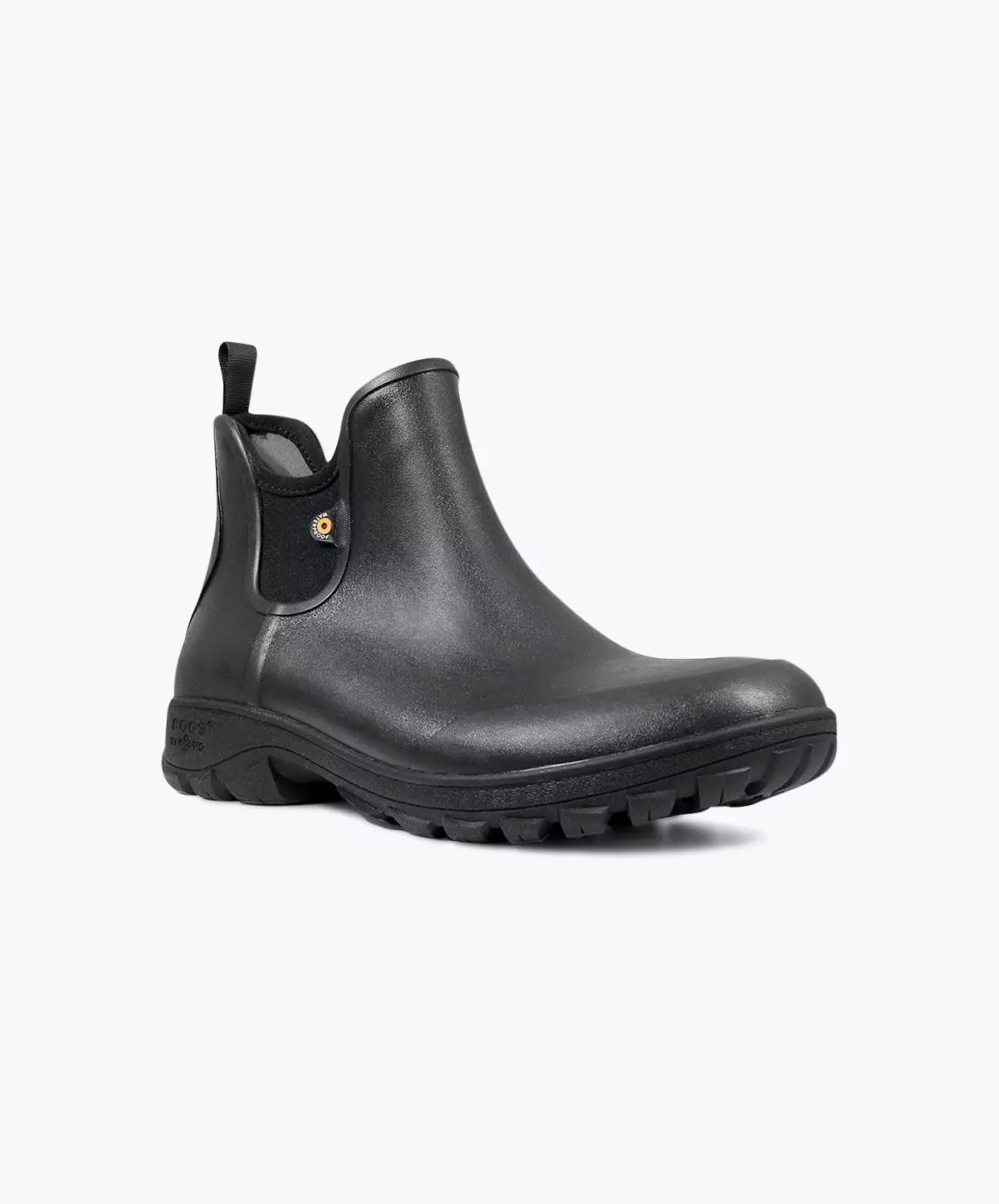 BOGS Mens Waterproof Black Slip On Boots