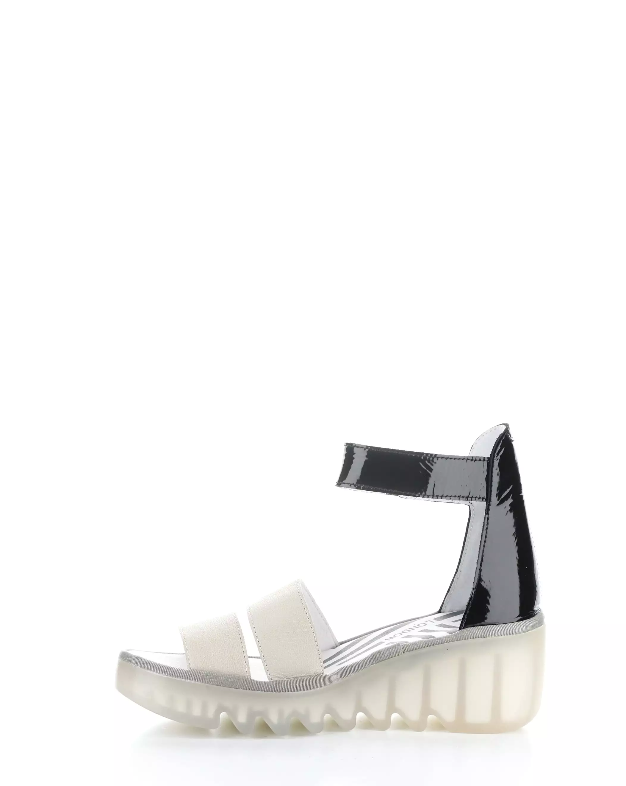 BONO290FLY 010 CLOUD/BLACK Adjustable Sandals