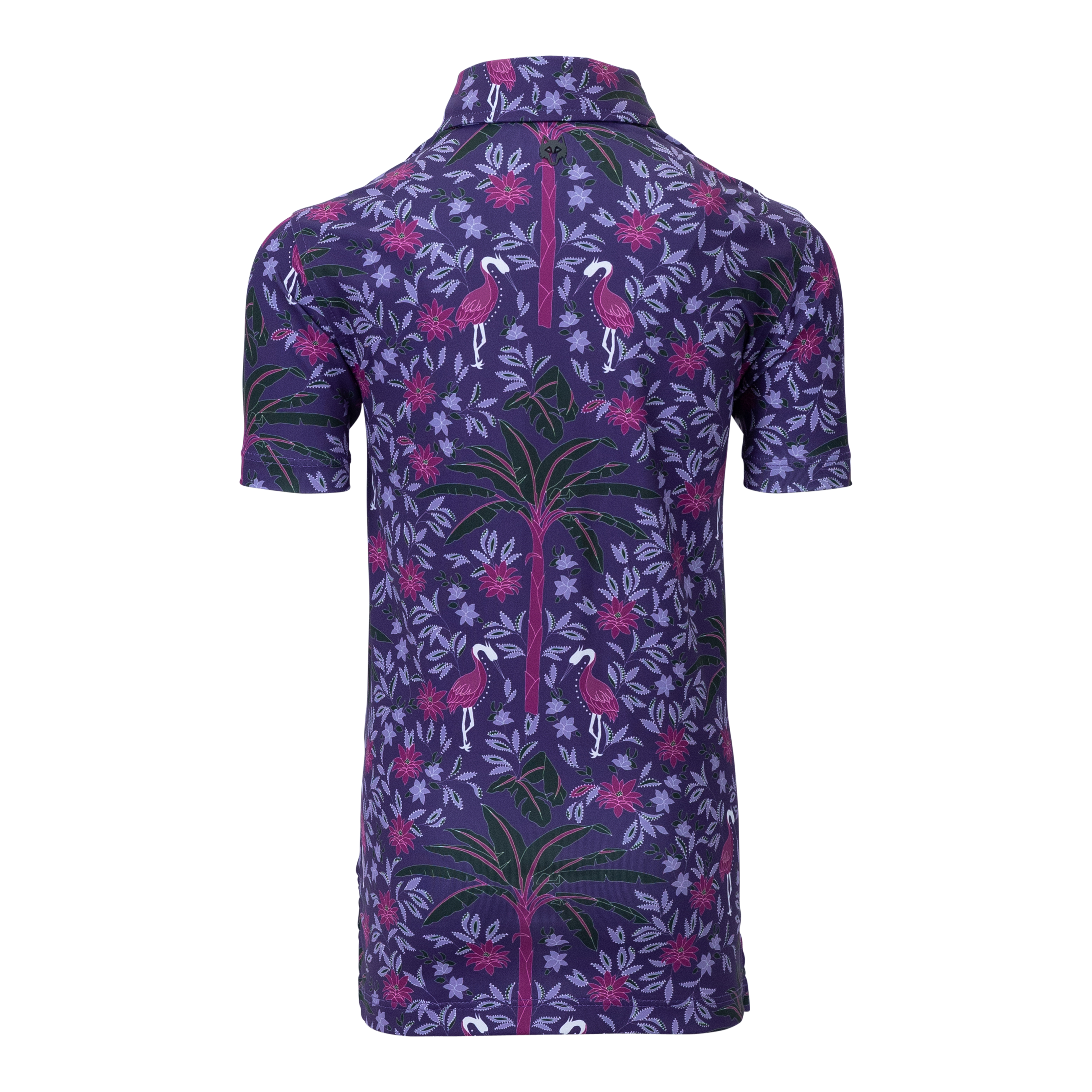 Boy's Palm Polo: Trendy and stylish polo shirt for boys, featuring a unique palm design. Perfect for a casual yet fashionable lo