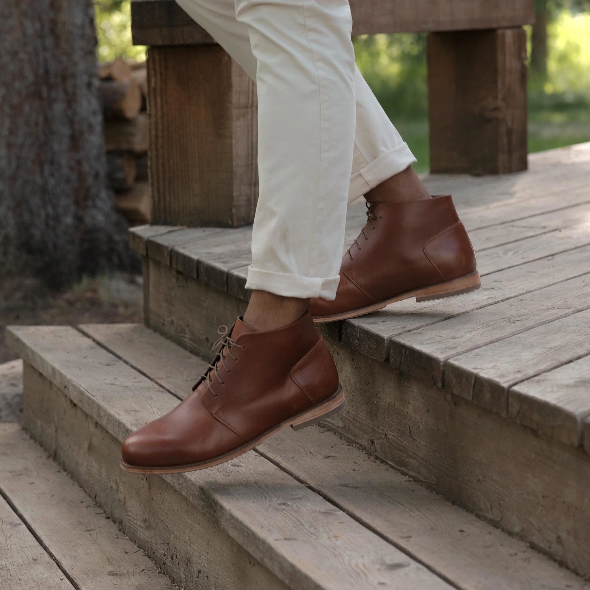 Brandy Chukka Boot