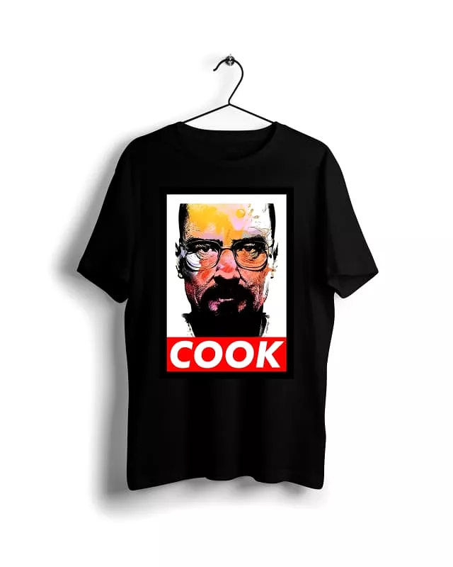 Breaking Bad cook t-shirt black digital graphics