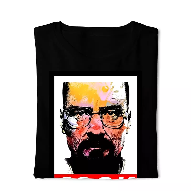 Breaking Bad cook t-shirt black digital graphics