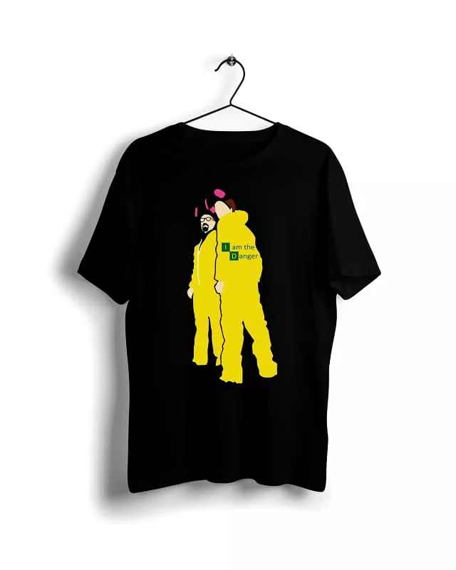 Breaking Bad Danger T-shirt - Digital Graphics Basic, Black.