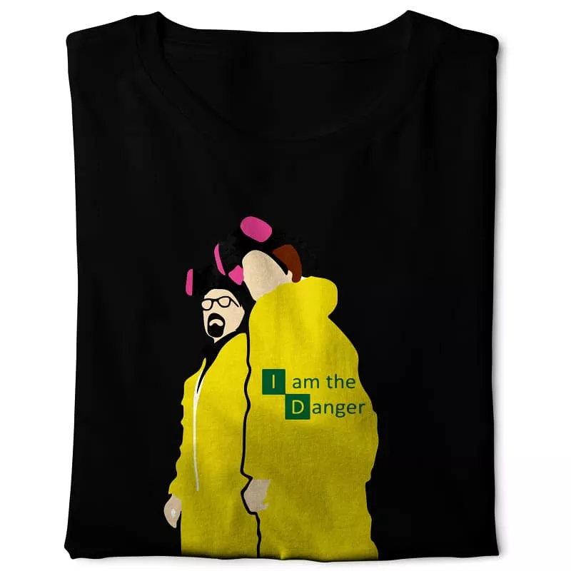 Breaking Bad Danger T-shirt - Digital Graphics Basic, Black.