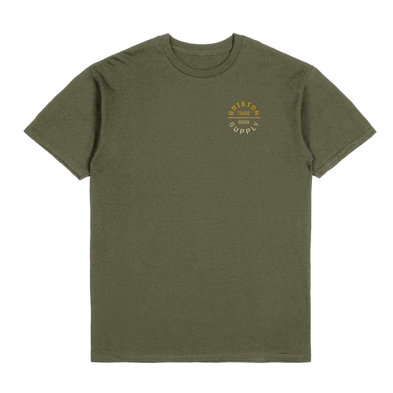 Brixton Oath T-Shirt - Olive/Gradient