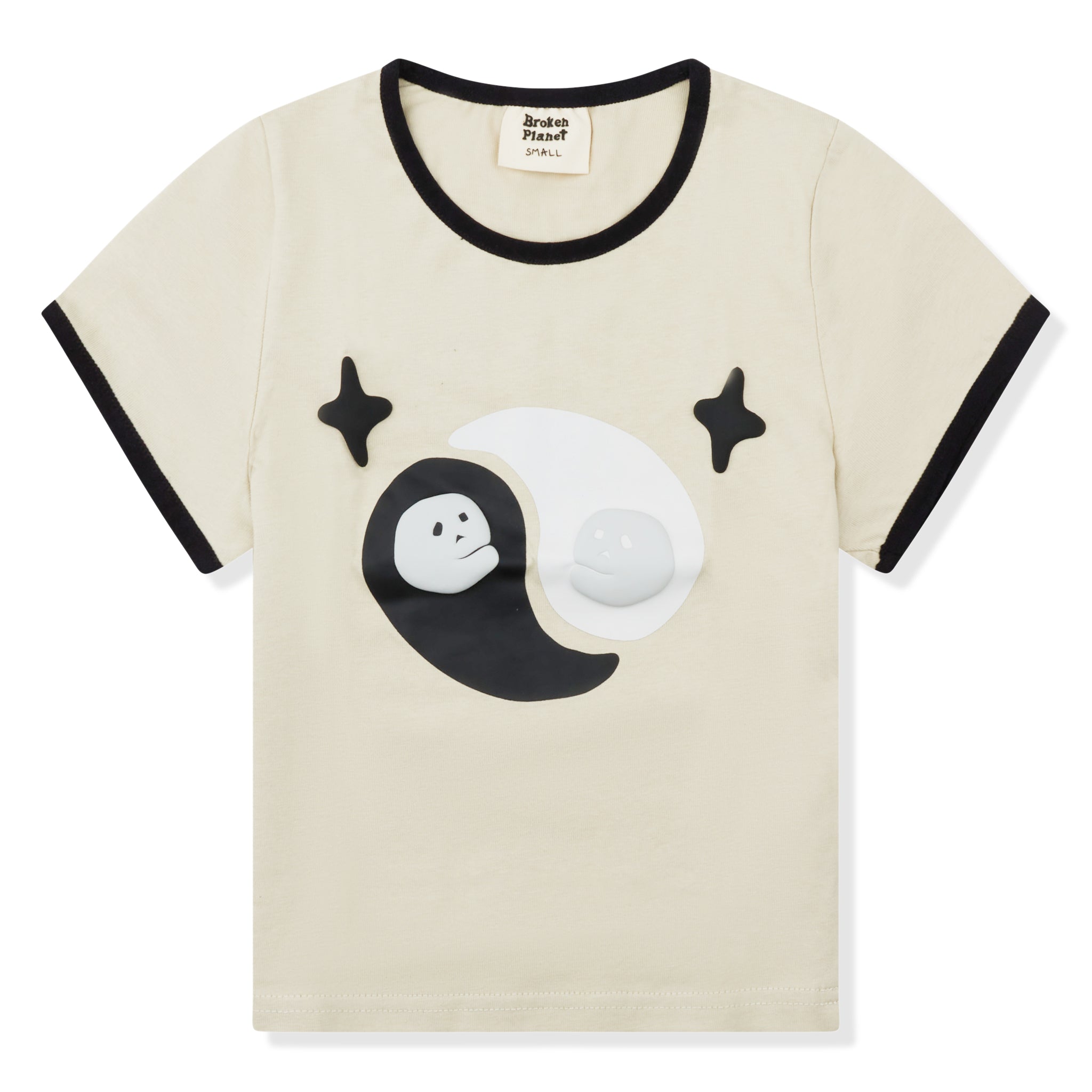 Broken Planet Balance T-Shirt Bone White for Kids.