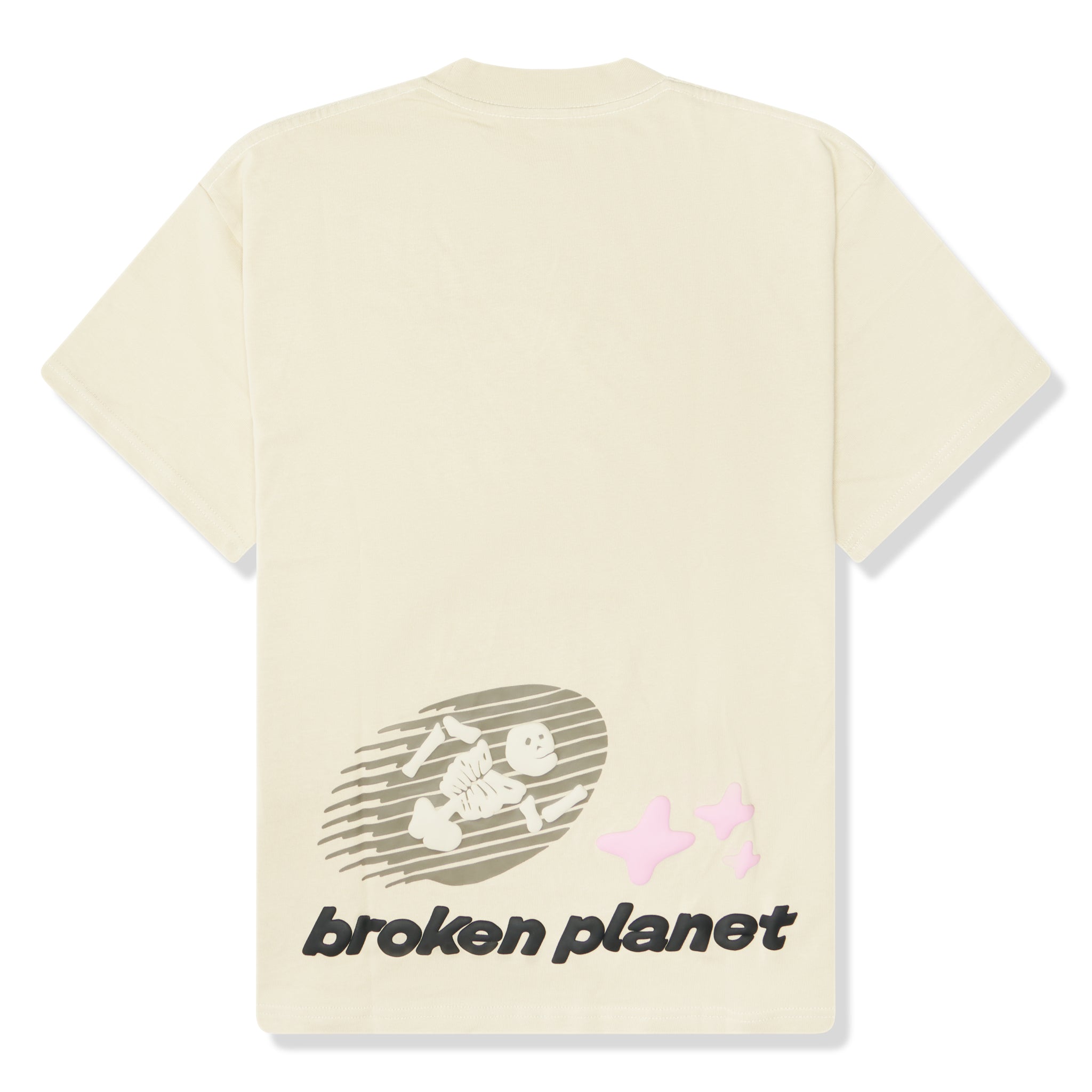 Broken Planet Cosmic Speed Bone White T Shirt - Result: Cosmic Speed Bone White T Shirt