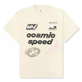 Broken Planet Cosmic Speed Bone White T Shirt - Result: Cosmic Speed Bone White T Shirt