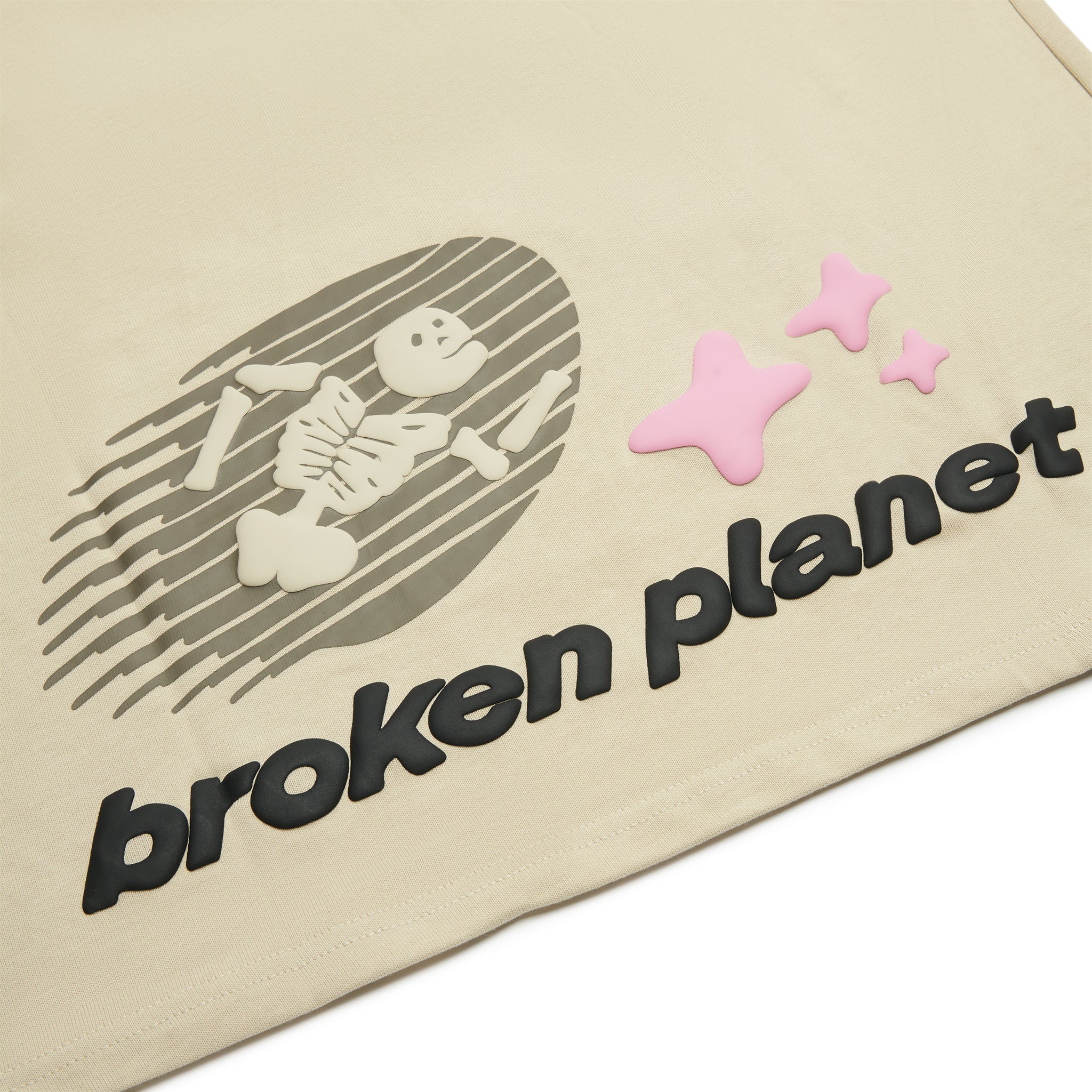 Broken Planet Cosmic Speed Bone White T Shirt - Result: Cosmic Speed Bone White T Shirt