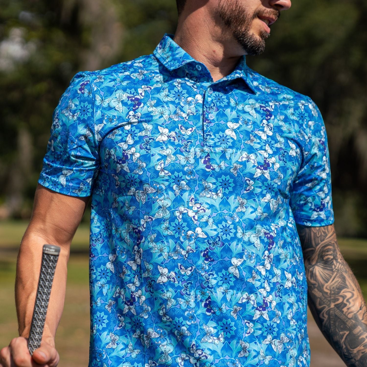 Butterfly Paradise Polo Shirt - Daily Wear