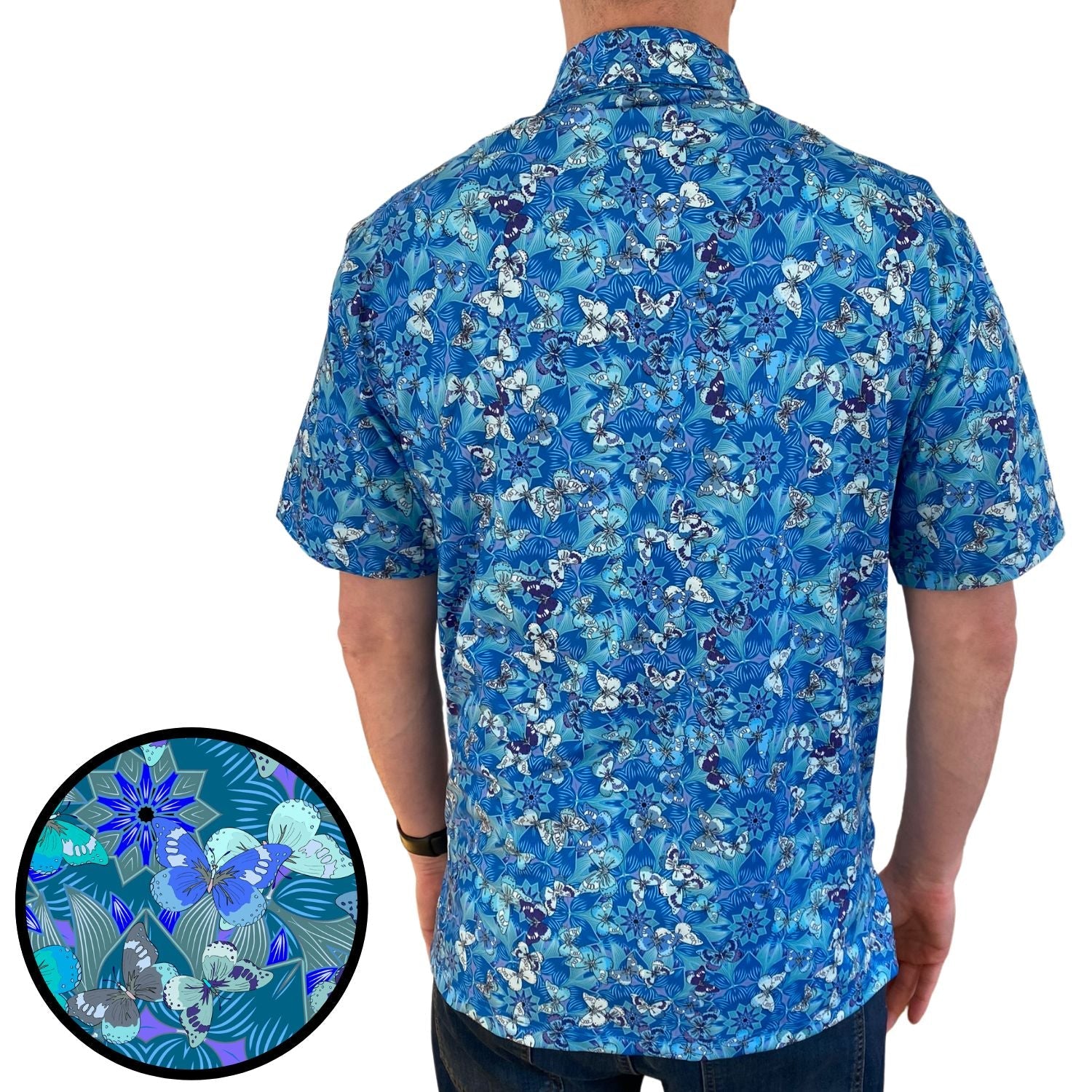 Butterfly Paradise Polo Shirt - Daily Wear