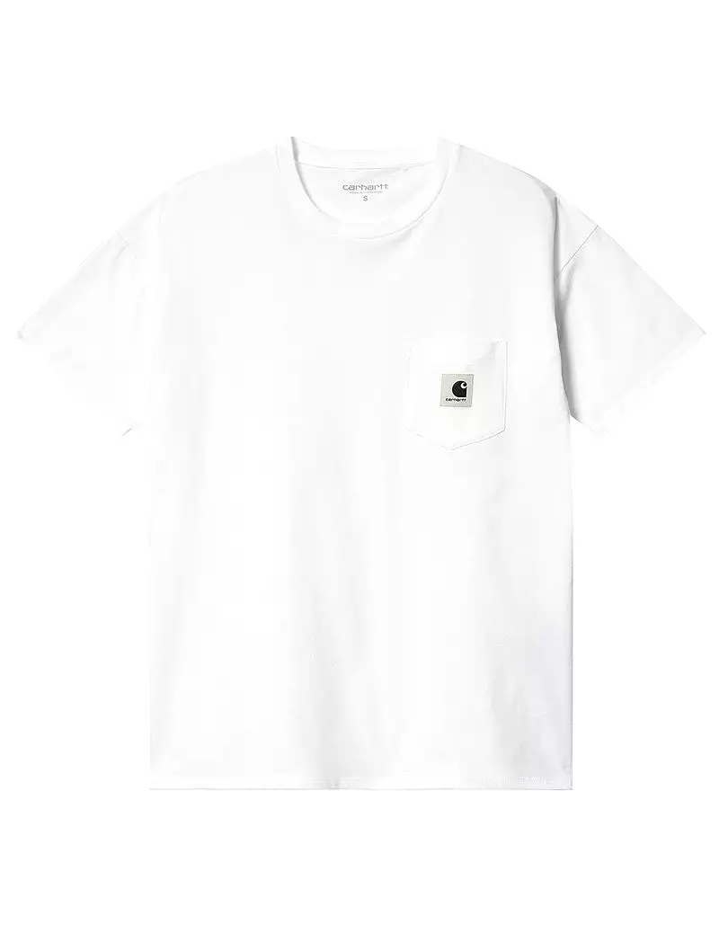 Carhartt WIP White Pocket T-Shirt - Buy Online Now