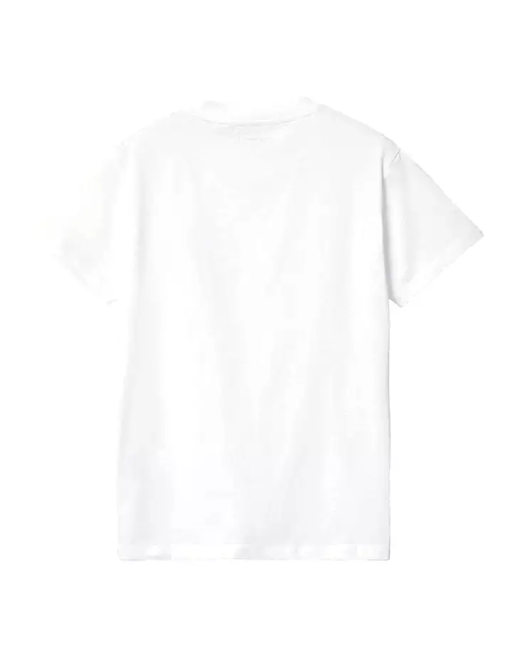 Carhartt WIP Women's Short-Sleeve Lolly Shirt in White.