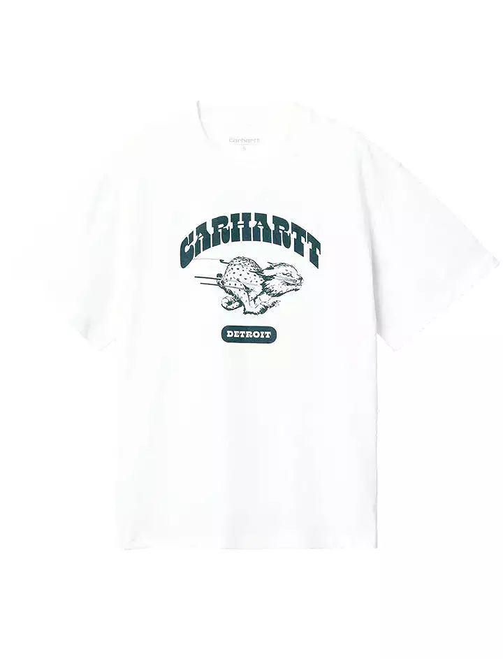 Carhartt WIP Women's Short-Sleeve Wildcat T-Shirt - White