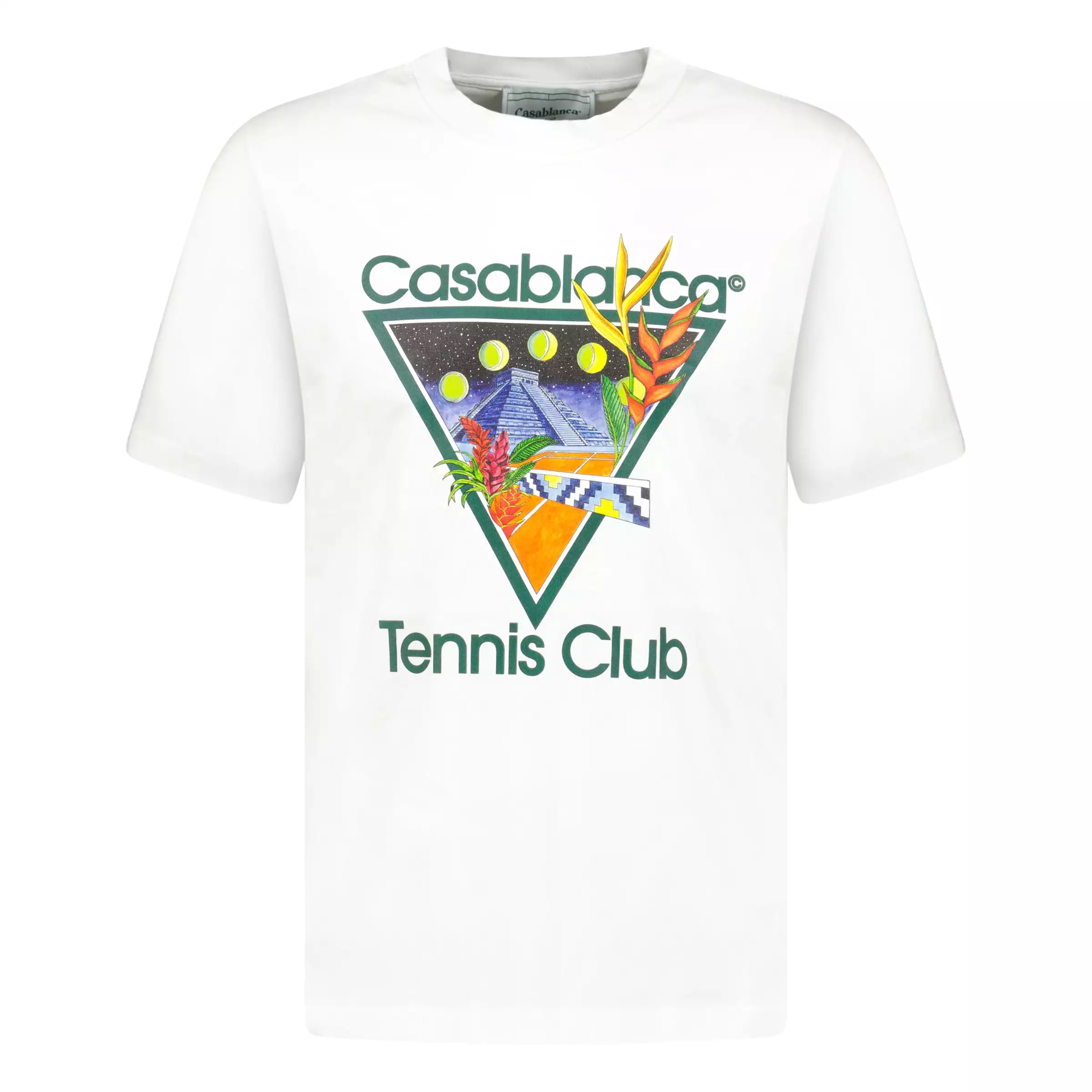 Casablanca Casa Tennis Club T-Shirt - White