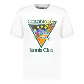 Casablanca Casa Tennis Club T-Shirt - White