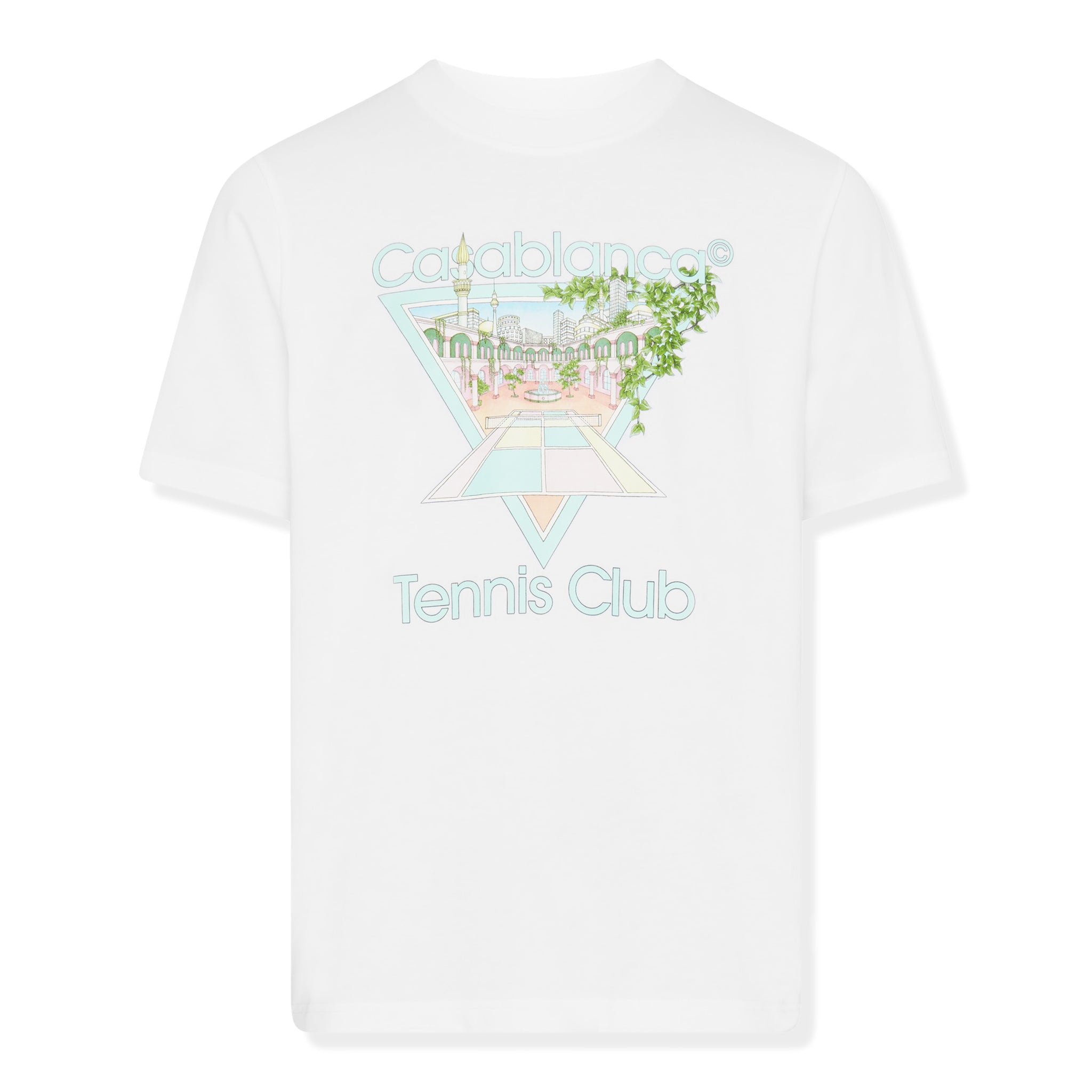 Casablanca Tennis Club White Pastelle T-Shirt