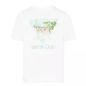 Casablanca Tennis Club White Pastelle T-Shirt